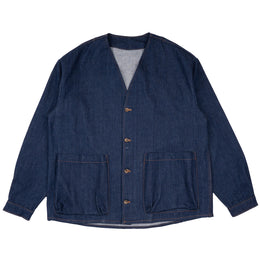 Wise Guy Jacket - Vertical Slub Denim - Indigo by Naked & Famous Denim