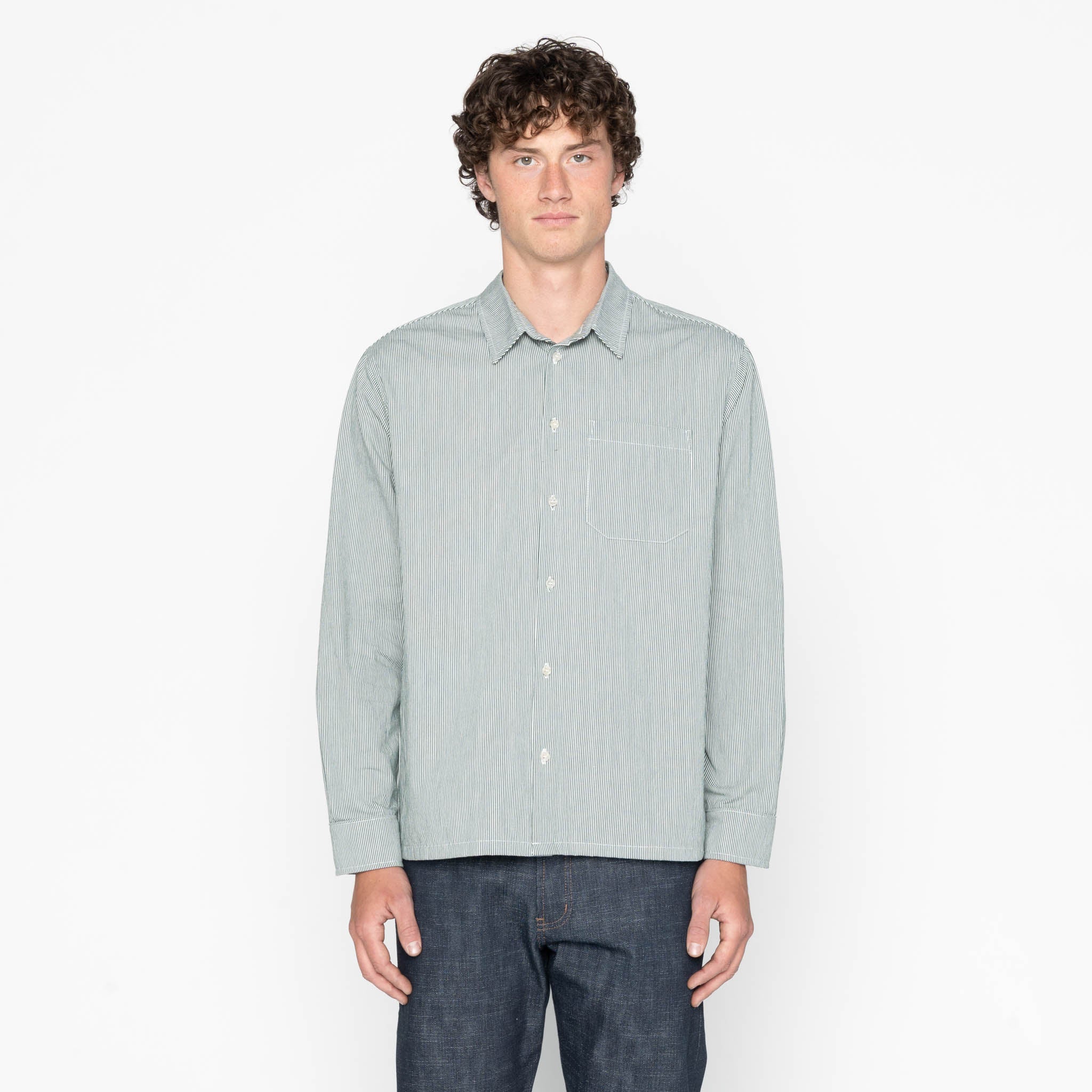 True Shirt - Organic Hickory - Green