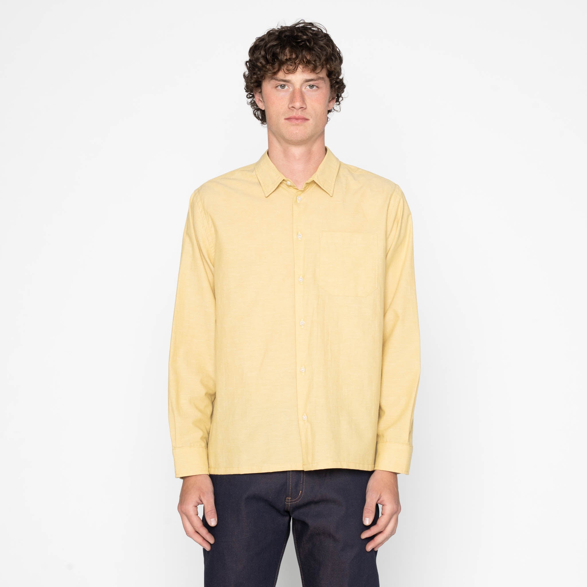 True Shirt - Selvedge Chambray - Yellow