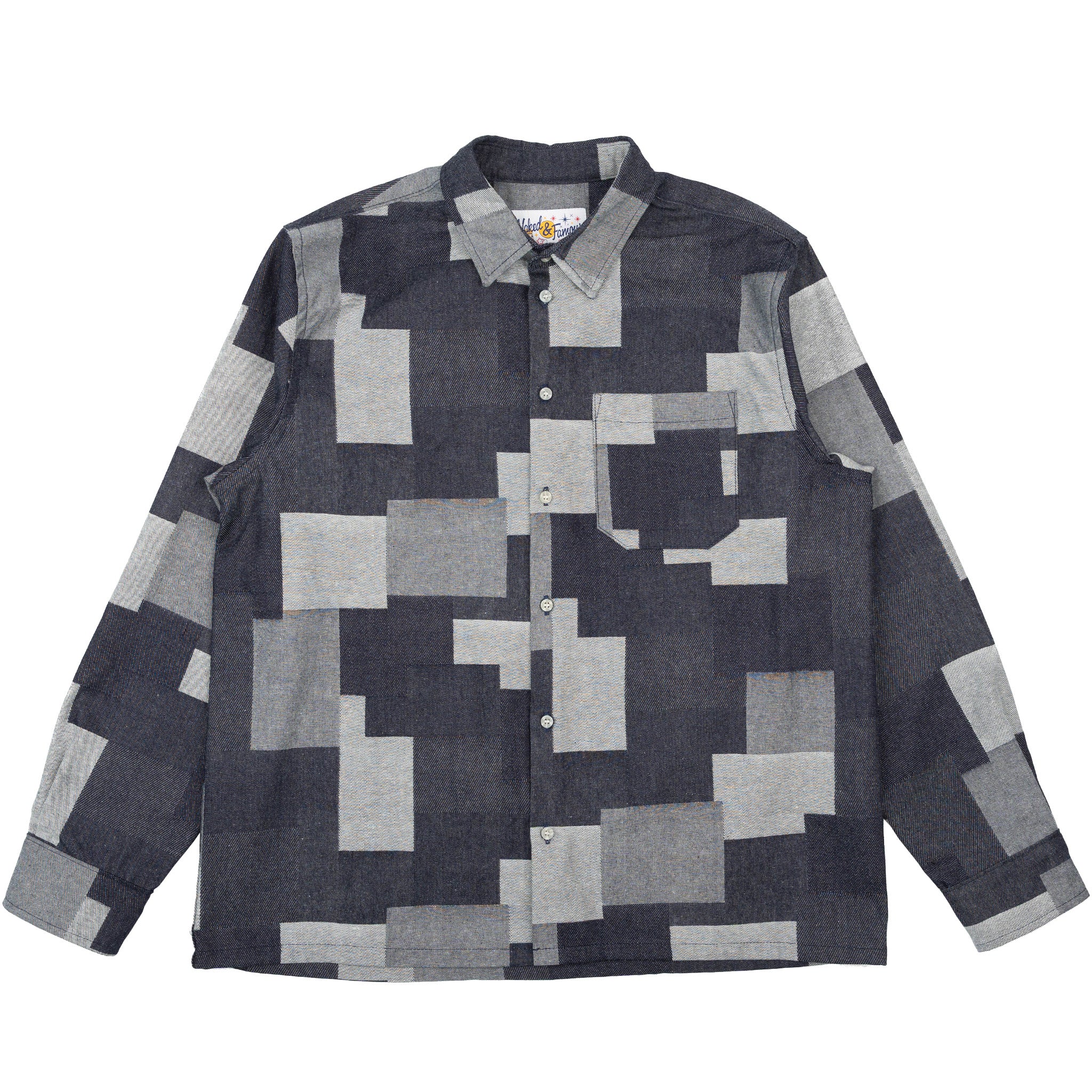 True Shirt - Jacquard Denim - Indigo