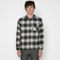 True Shirt - Organic Supple Flannel - Charcoal by Naked & Famous Denim