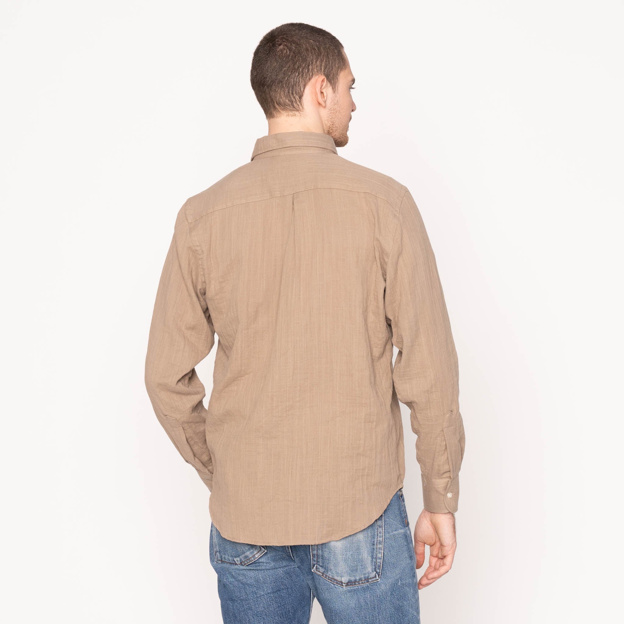 Easy Shirt - Double Weave Slub Gauze - Sand