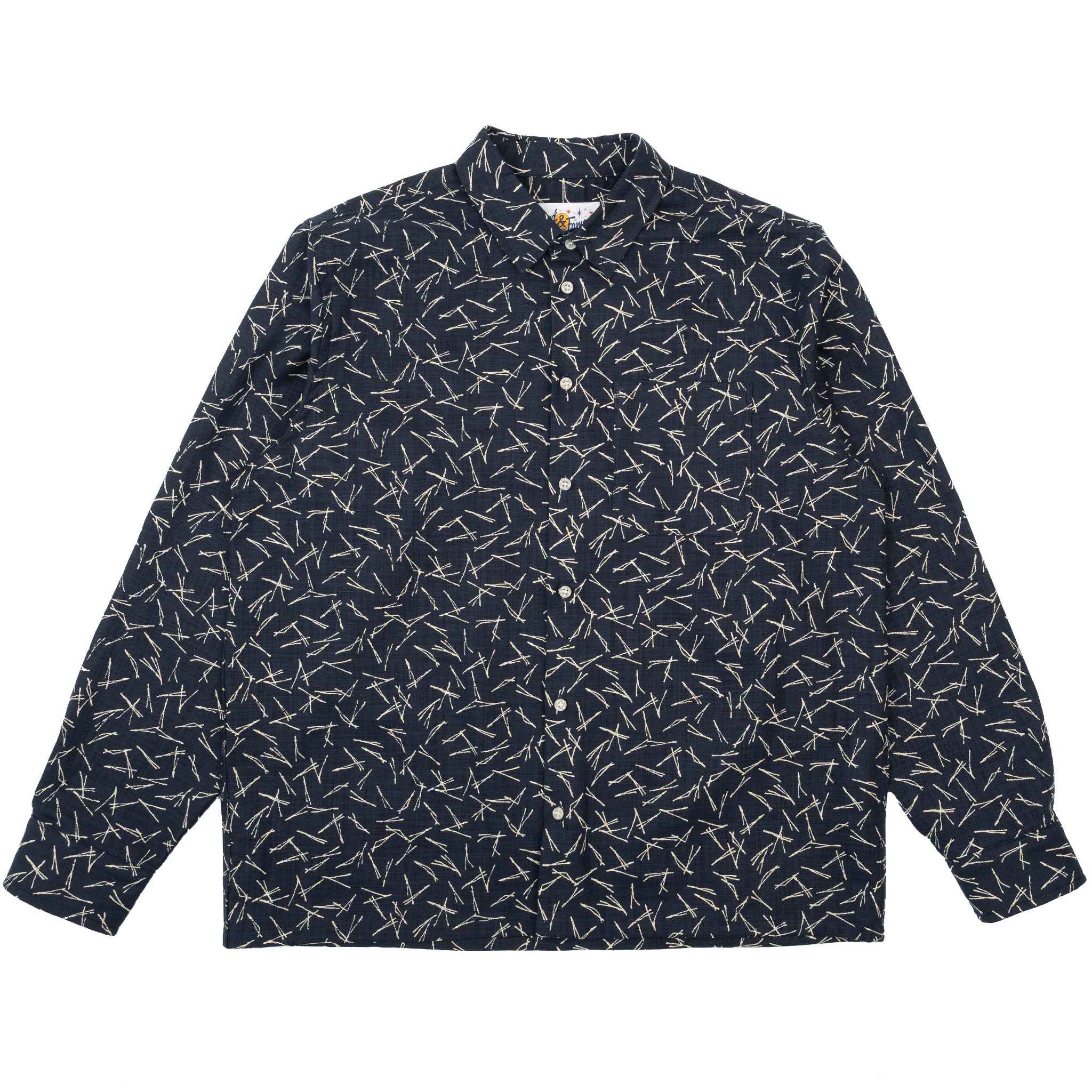 True Shirt - Matsuba Pine Needles - Indigo | Naked & Famous Denim