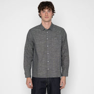 True Shirt - Dotted Waves - Indigo by Naked & Famous Denim