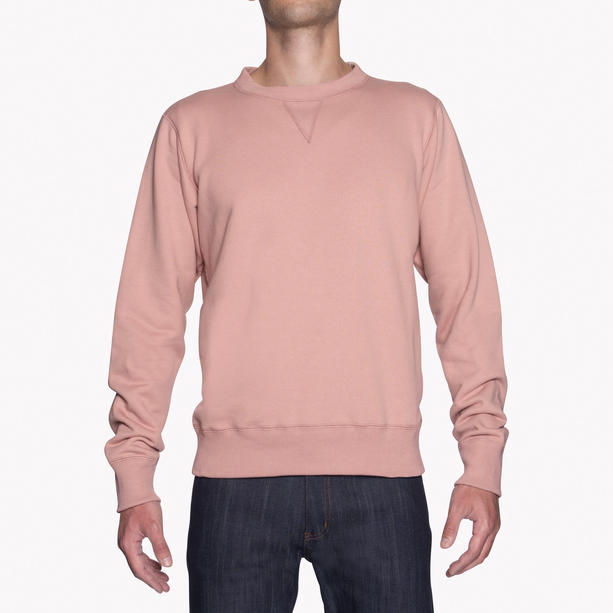 Crewneck - Heavyweight Terry - Blush by Naked & Famous Denim