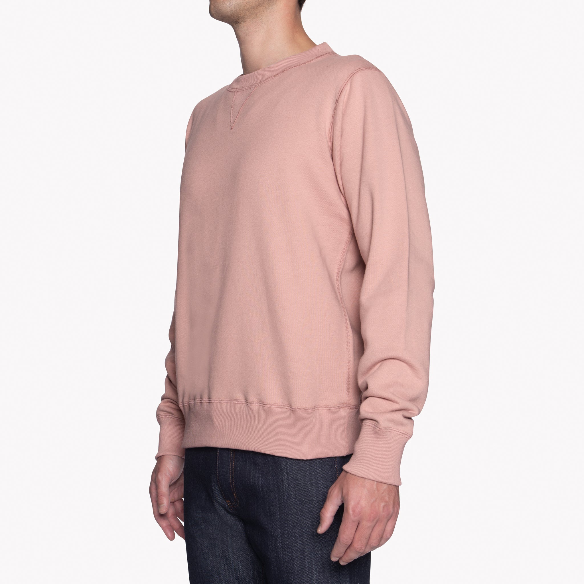 Crewneck - Heavyweight Terry - Blush by Naked & Famous Denim