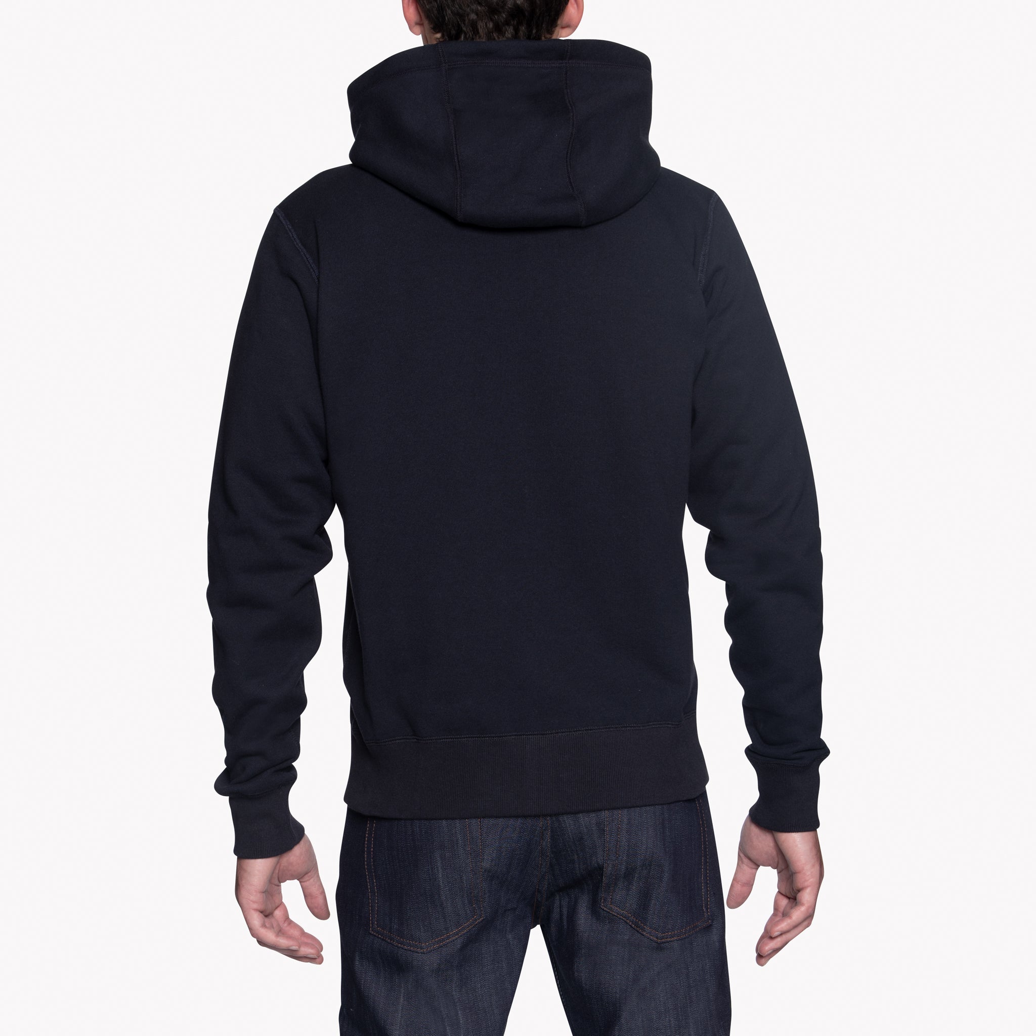 Zip Hoodie - Heavyweight Terry - Black by Naked & Famous Denim