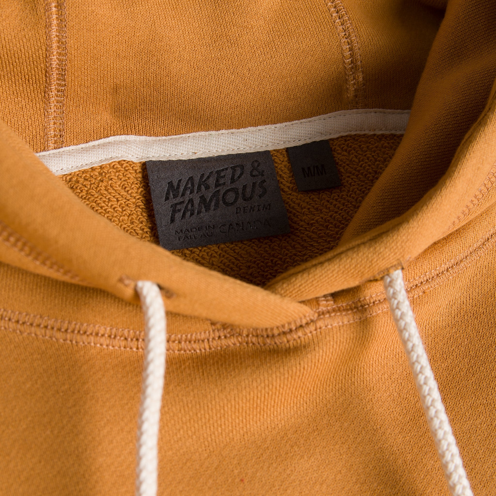 Pullover Hoodie - Heavyweight Terry - Amber by Naked & Famous Denim