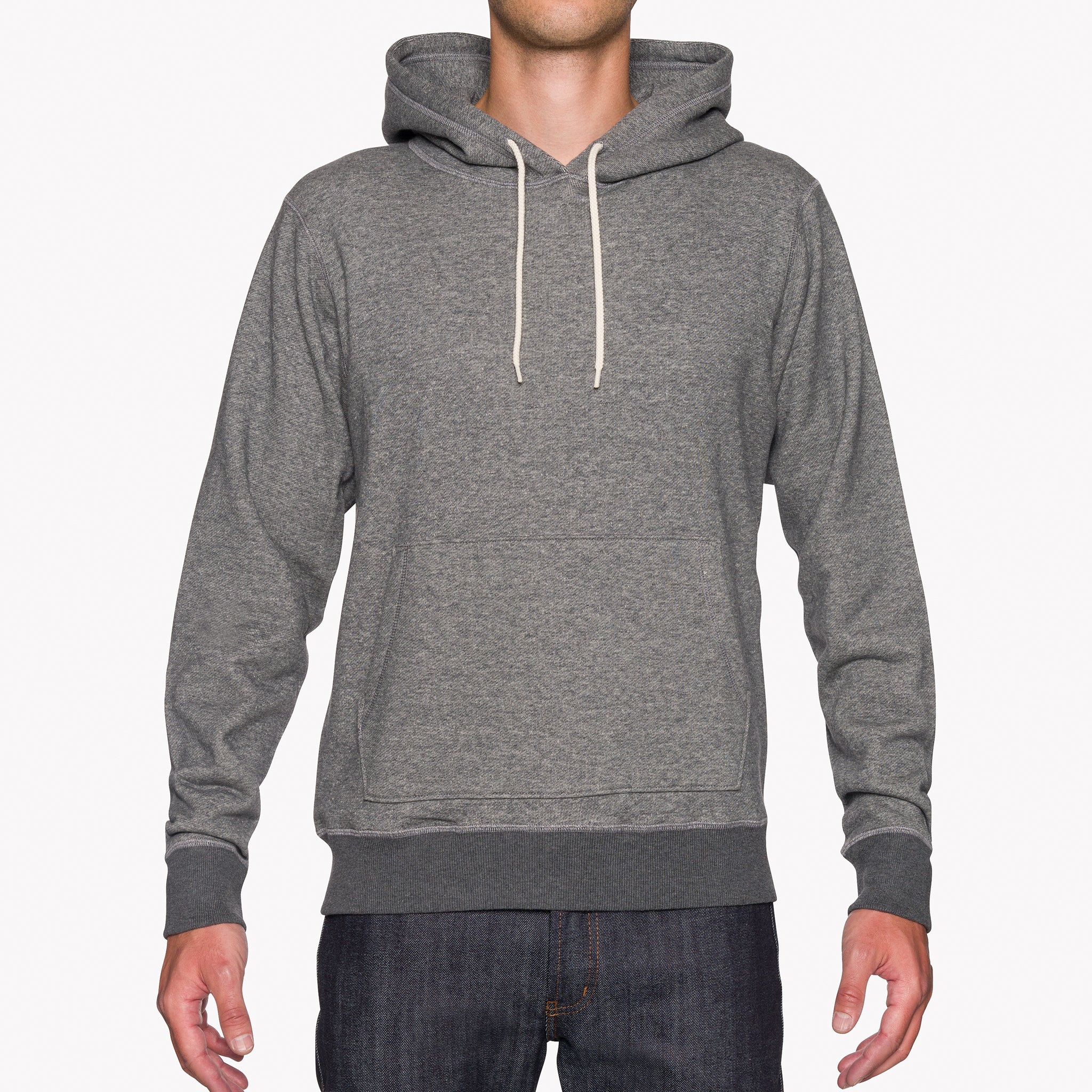 Pullover Hoodie - Heavyweight Terry - Charcoal by Naked & Famous Denim