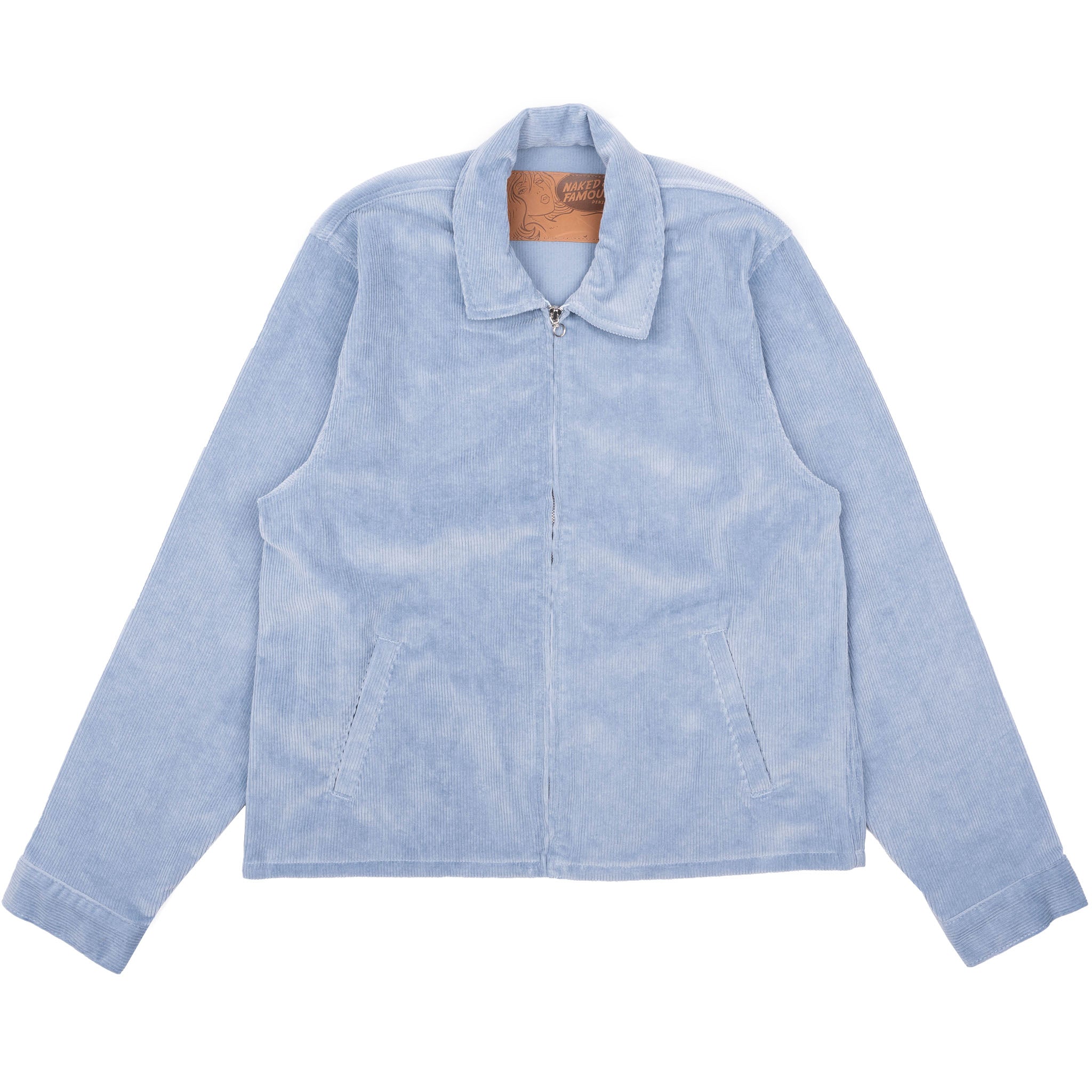 Zip Chore - Faded Corduroy Organic - Pale Indigo