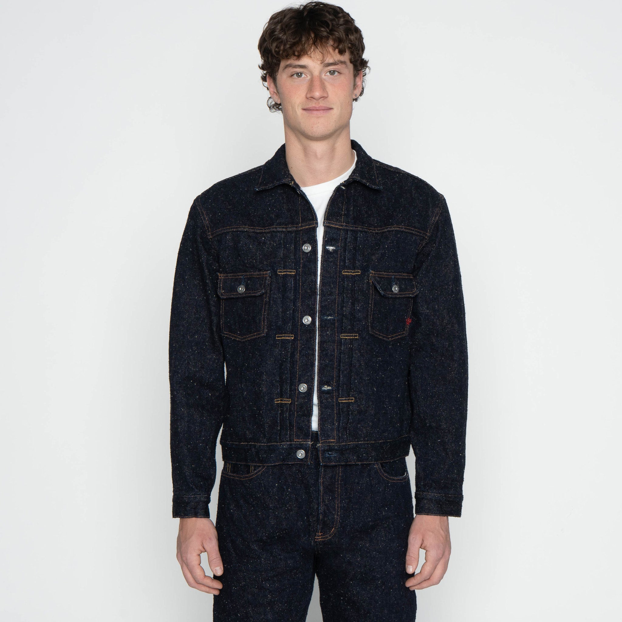 Naked & Famous ブラックデニムジャケット Men's Jackets