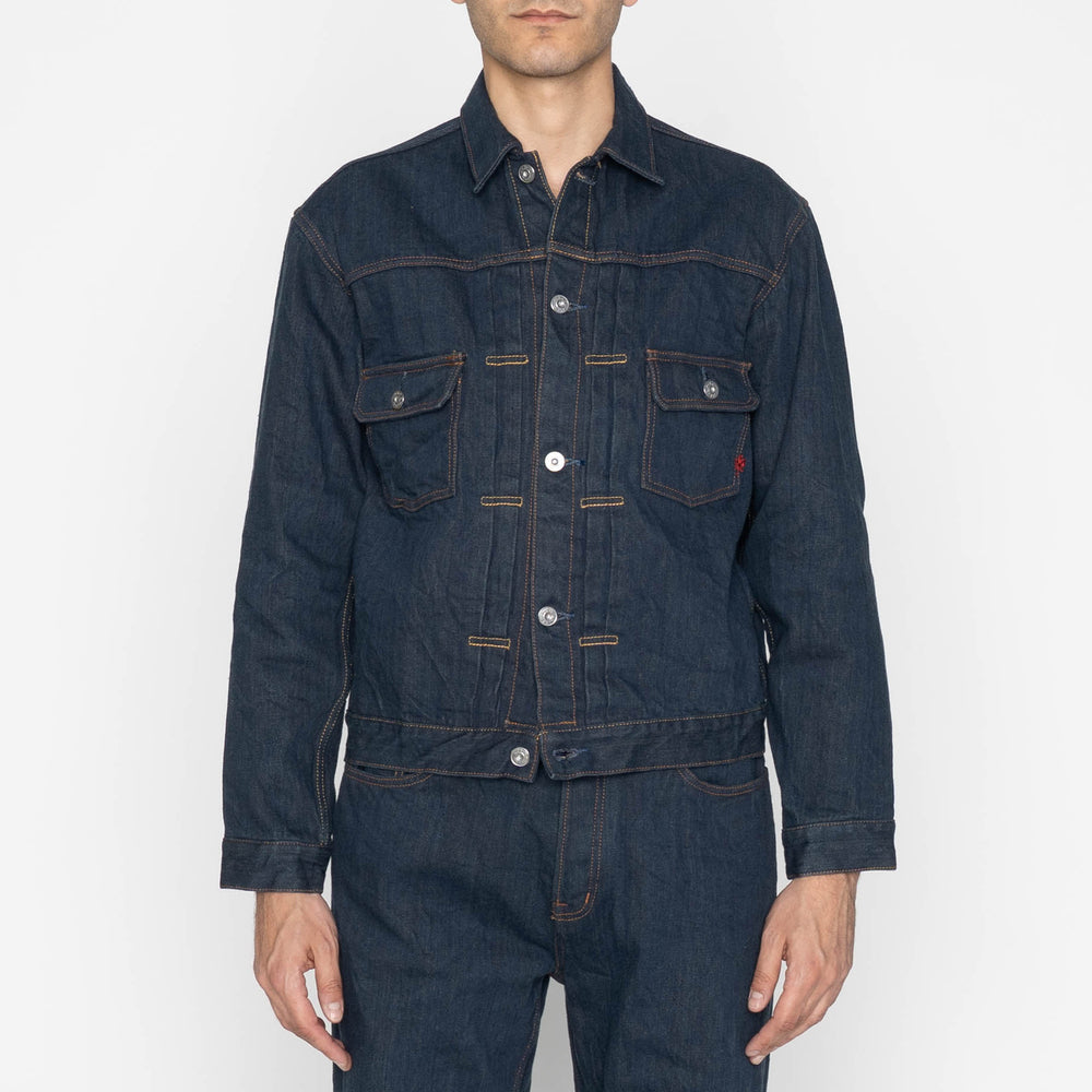 Heritage Jacket - MIJ17 - Chairo no Kitsune - Indigo by Naked & Famous Denim