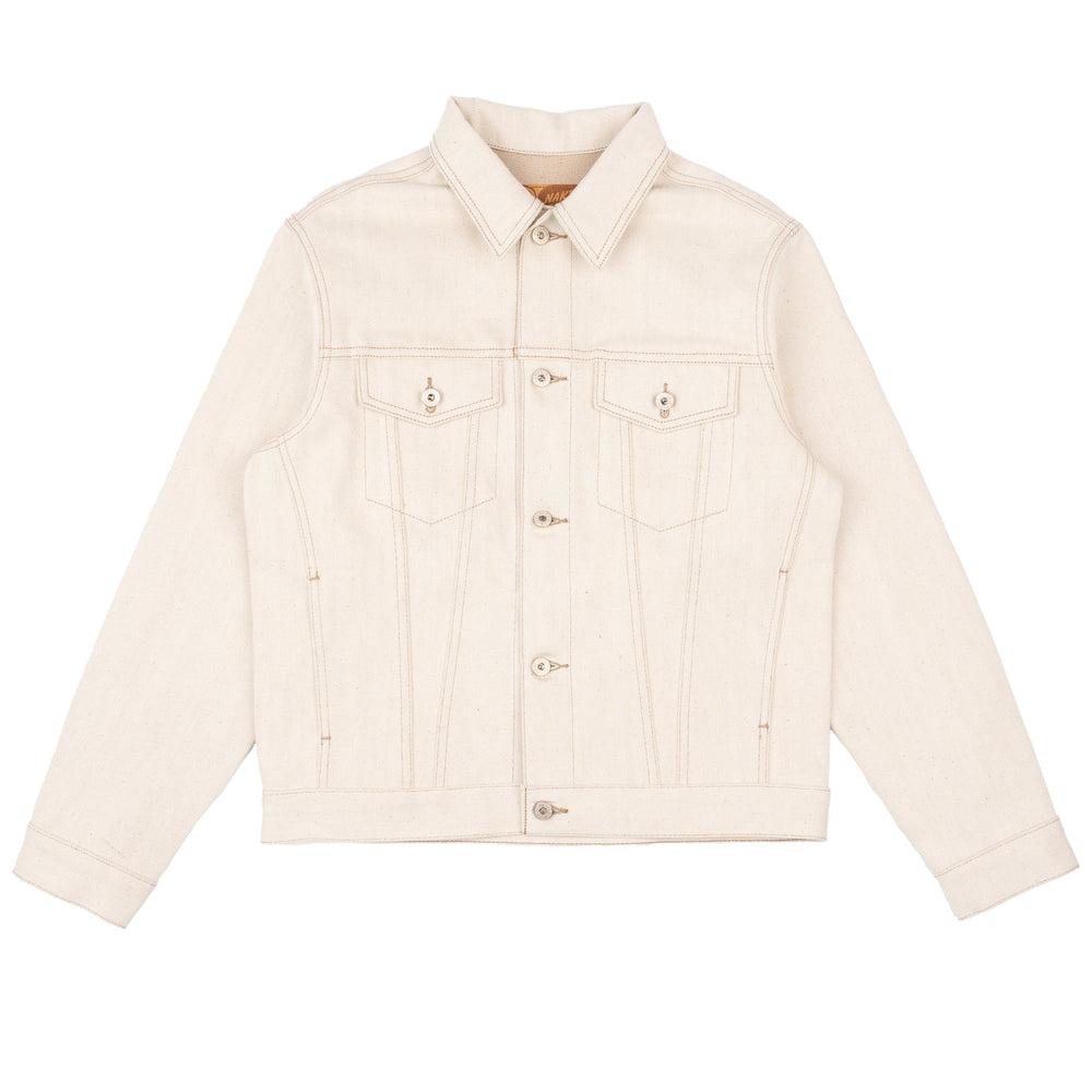 Denim Jacket - All Natural Ecru Foxfibre® Selvedge by Naked & Famous Denim