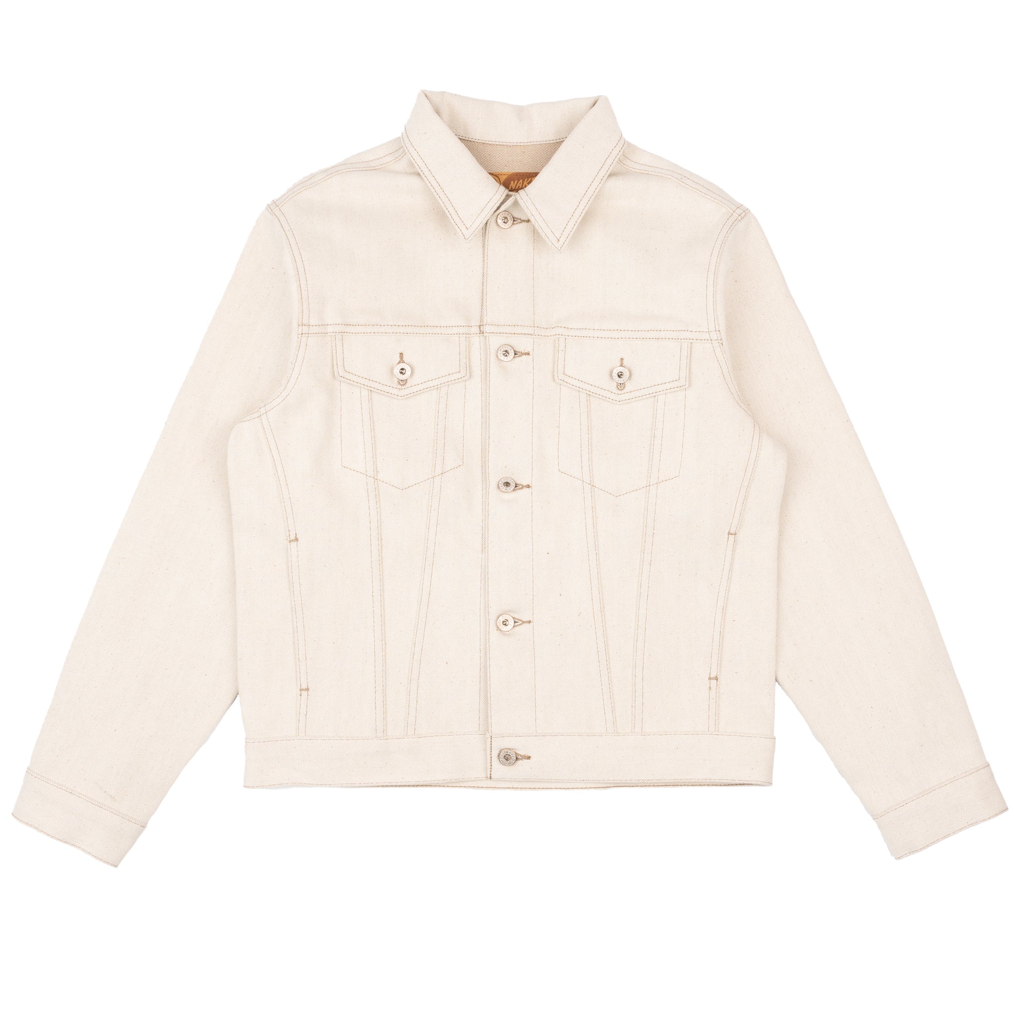 Denim Jacket - All Natural Ecru Foxfibre® Selvedge