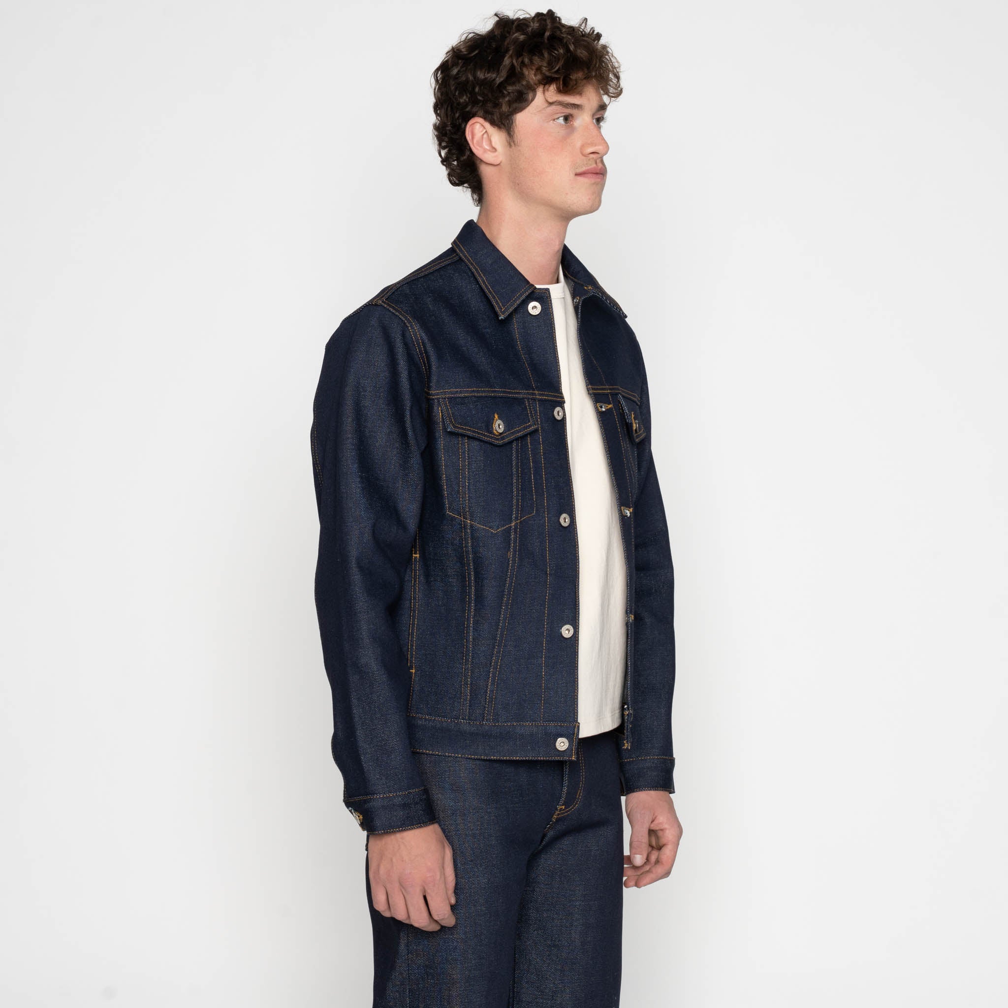 Denim Jacket - Elephant 14 - Dirty Elephant Selvedge by Naked & Famous Denim
