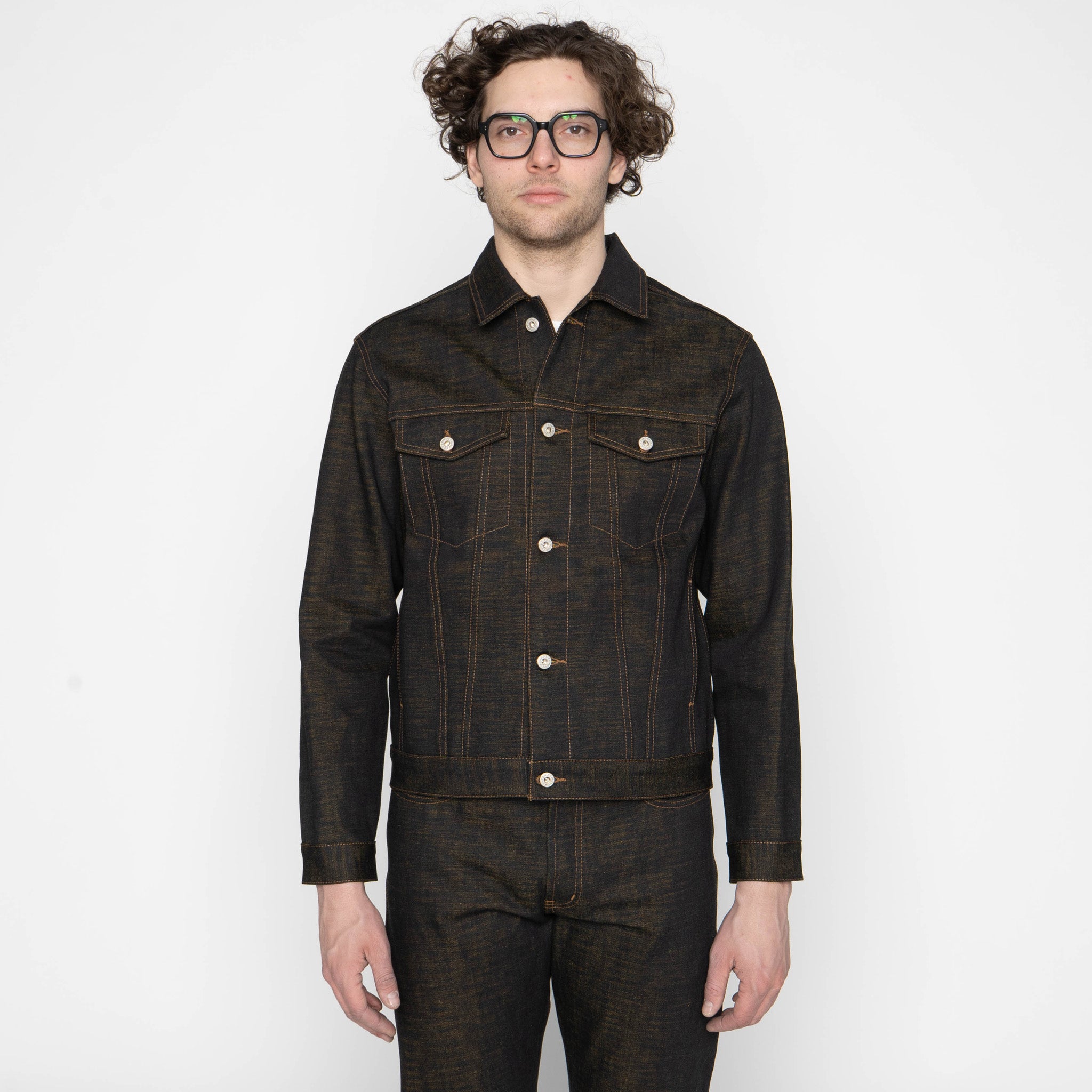 Denim Jacket - Citrus Kasuri Selvedge