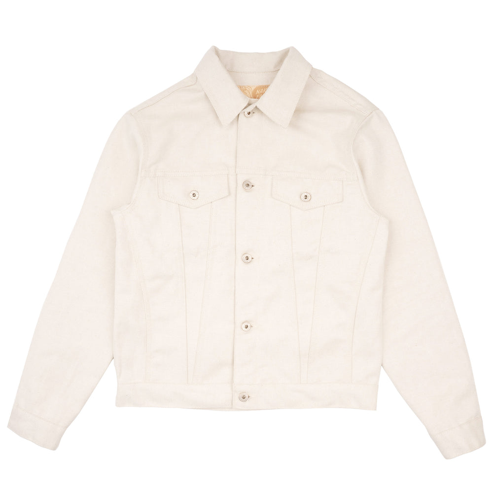 Denim Jacket - Tabi Selvedge - Off White by Naked & Famous Denim