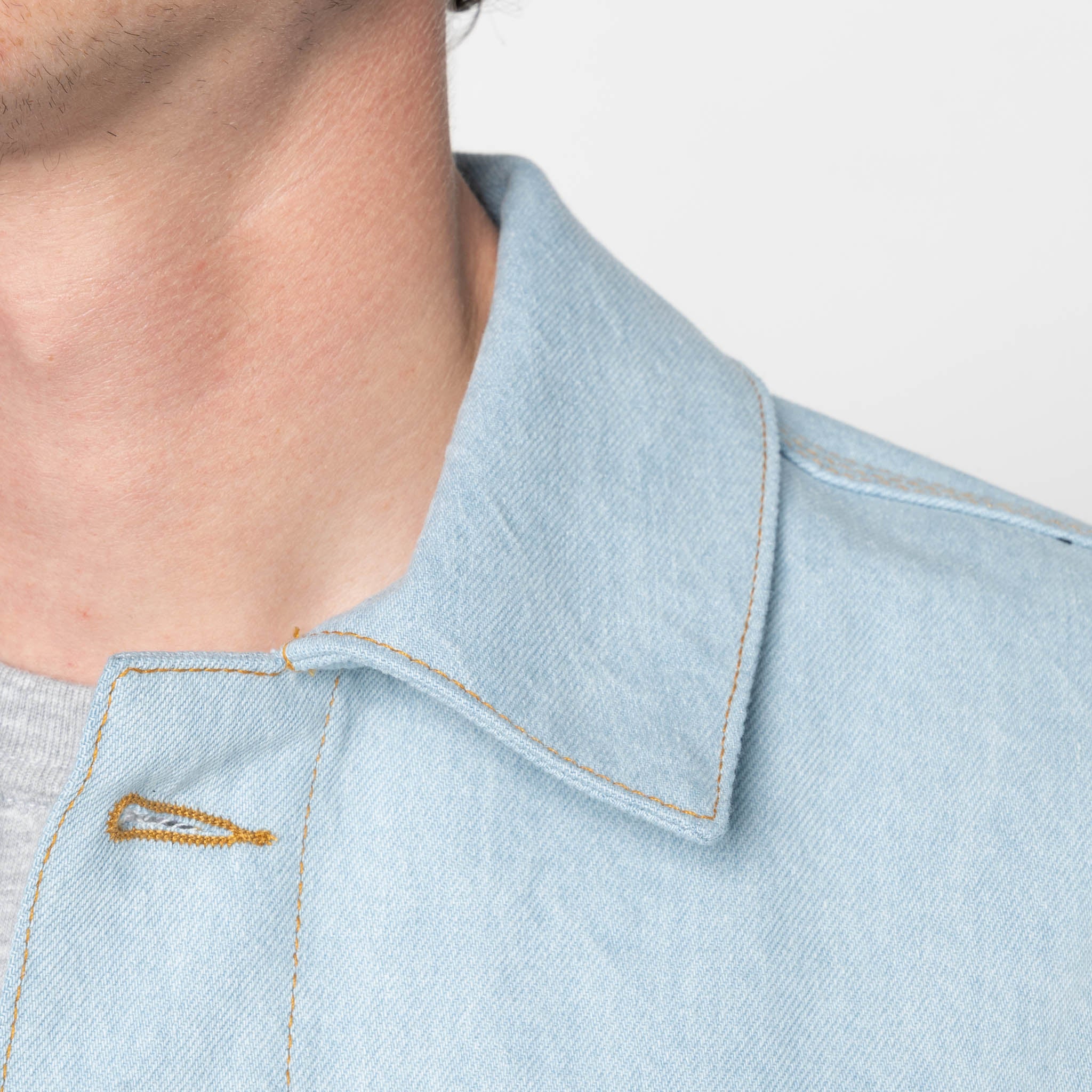 Chore Coat - Secret Agent - Bleach Blue by Naked & Famous Denim