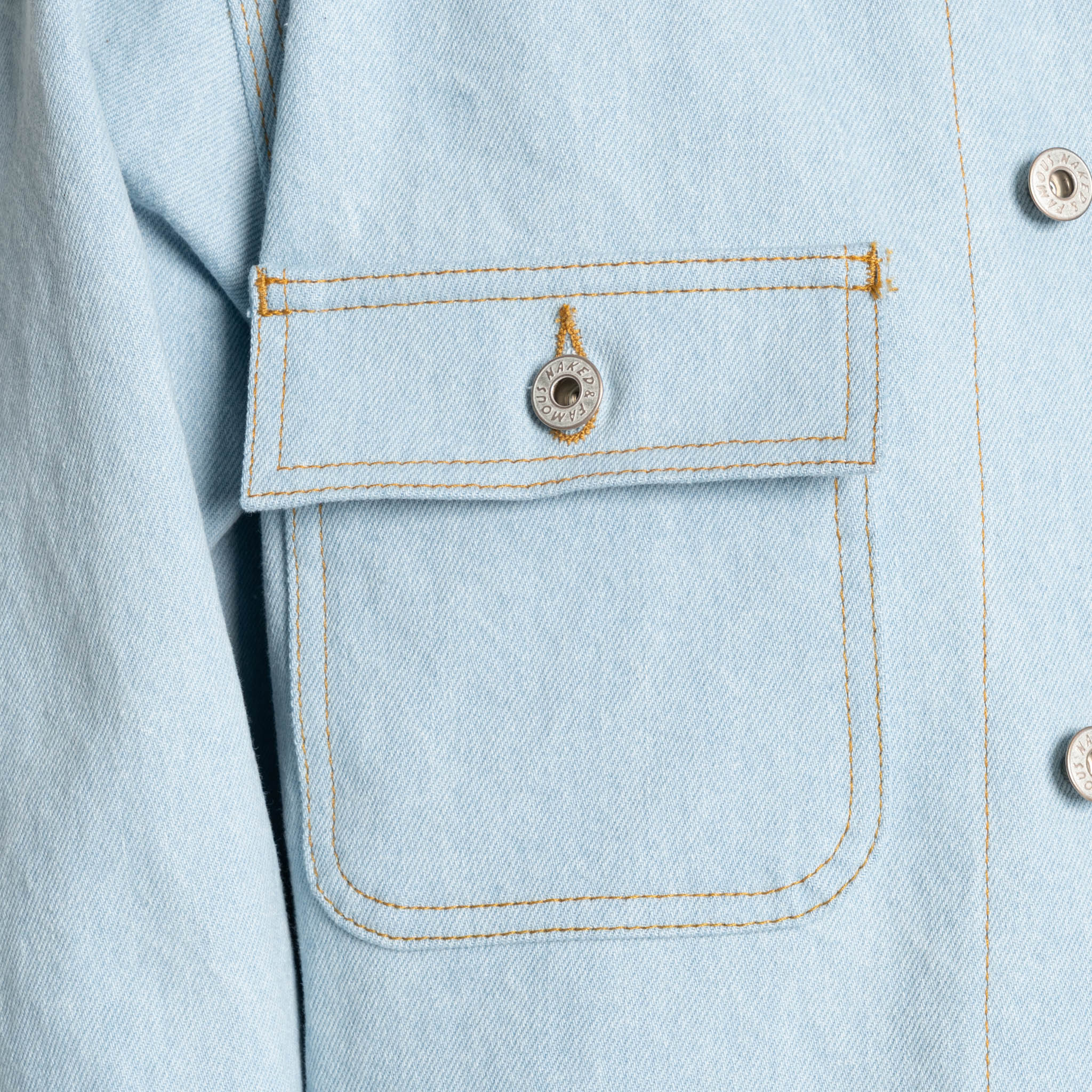 Chore Coat - Secret Agent - Bleach Blue by Naked & Famous Denim