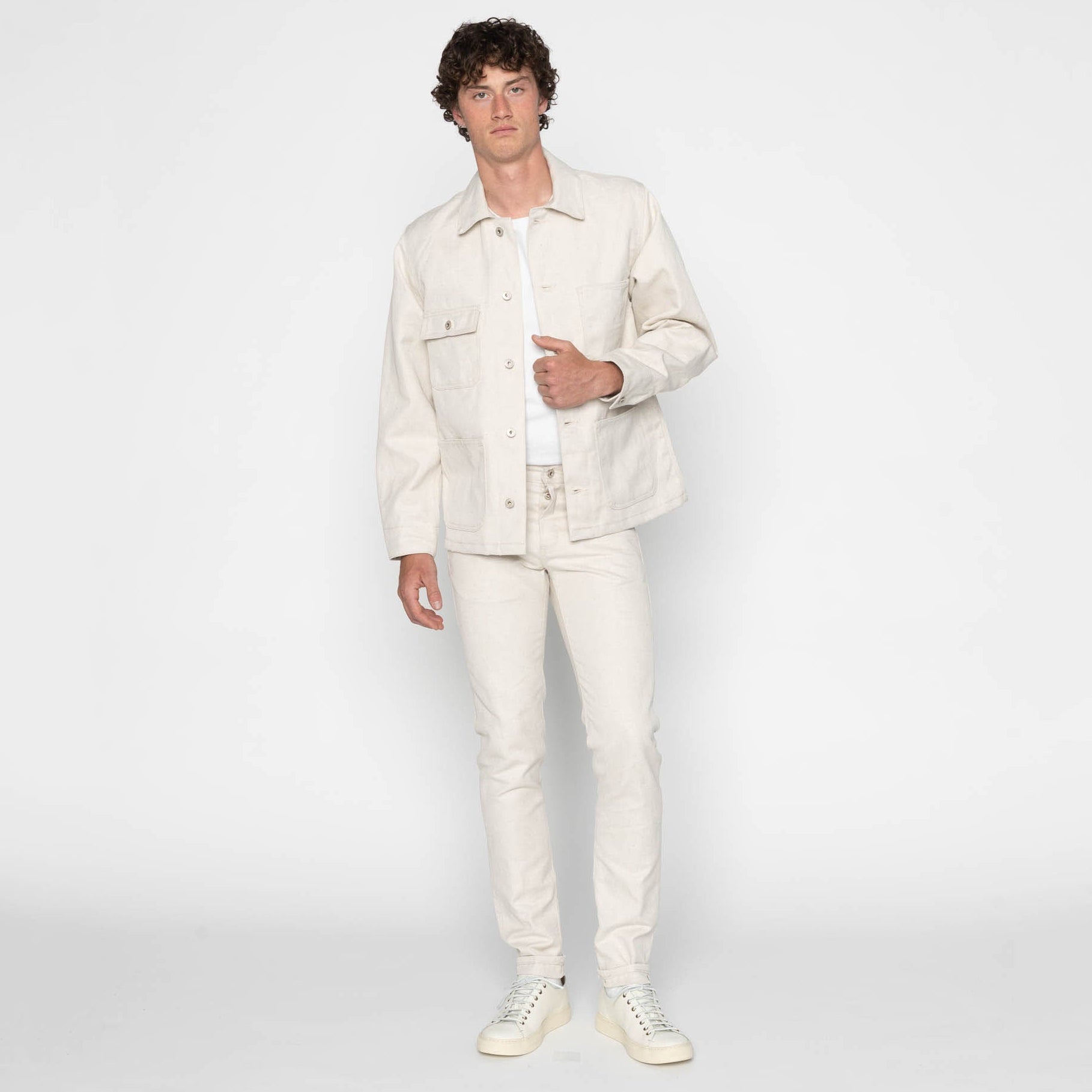 Chore Coat - Tabi Selvedge - Off White