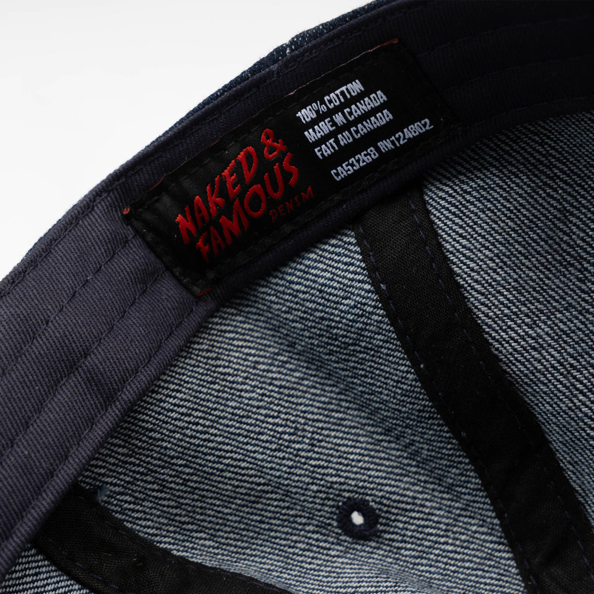 New Selvedge Denim Dad Hats, Made in Canada
