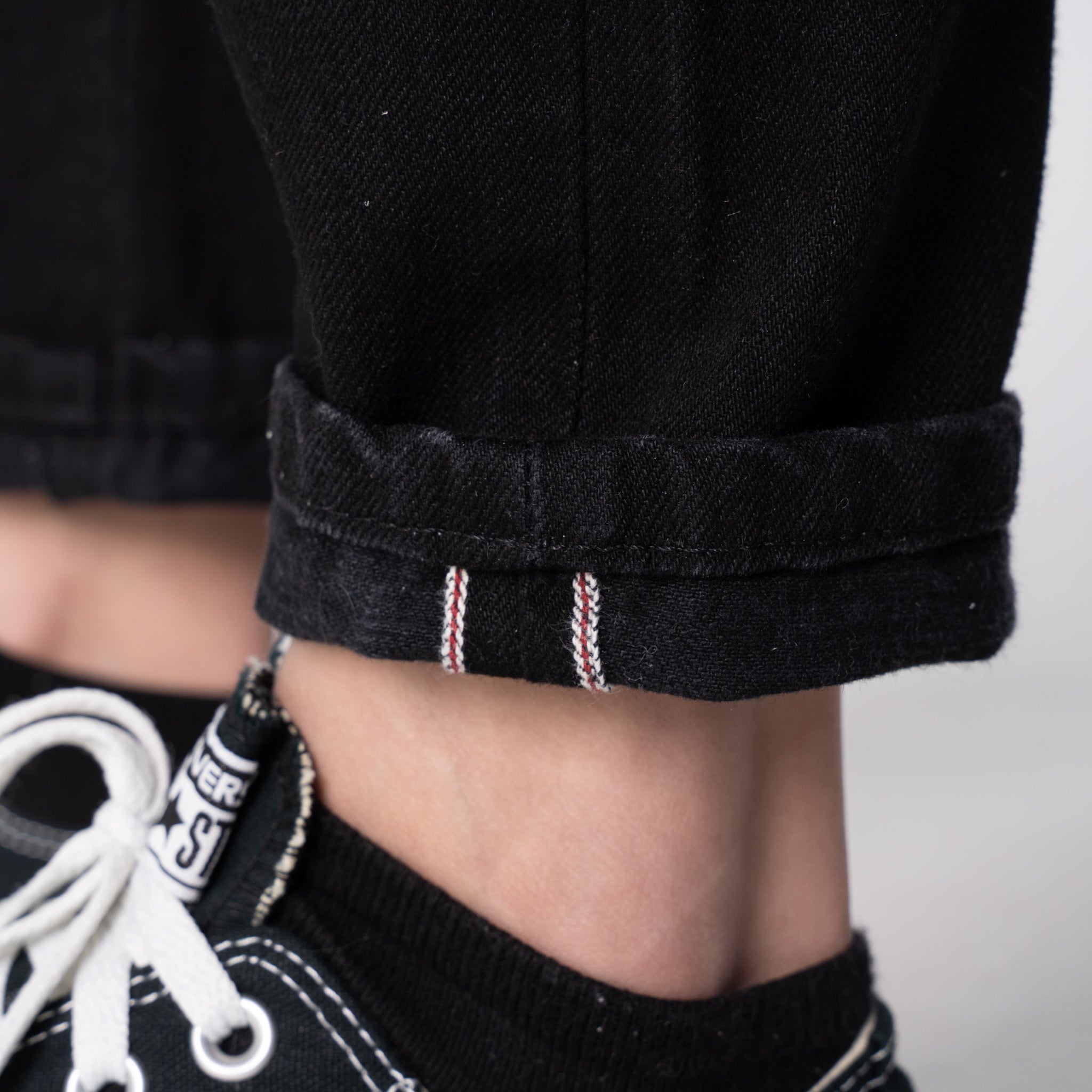 Products Women's - Max - Solid Black Selvedge