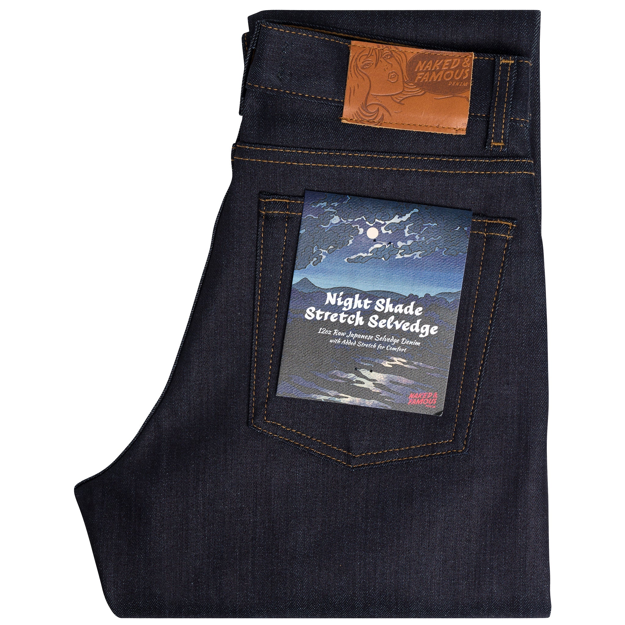 Women's - Max - Nightshade Stretch Selvedge by Naked & Famous Denim