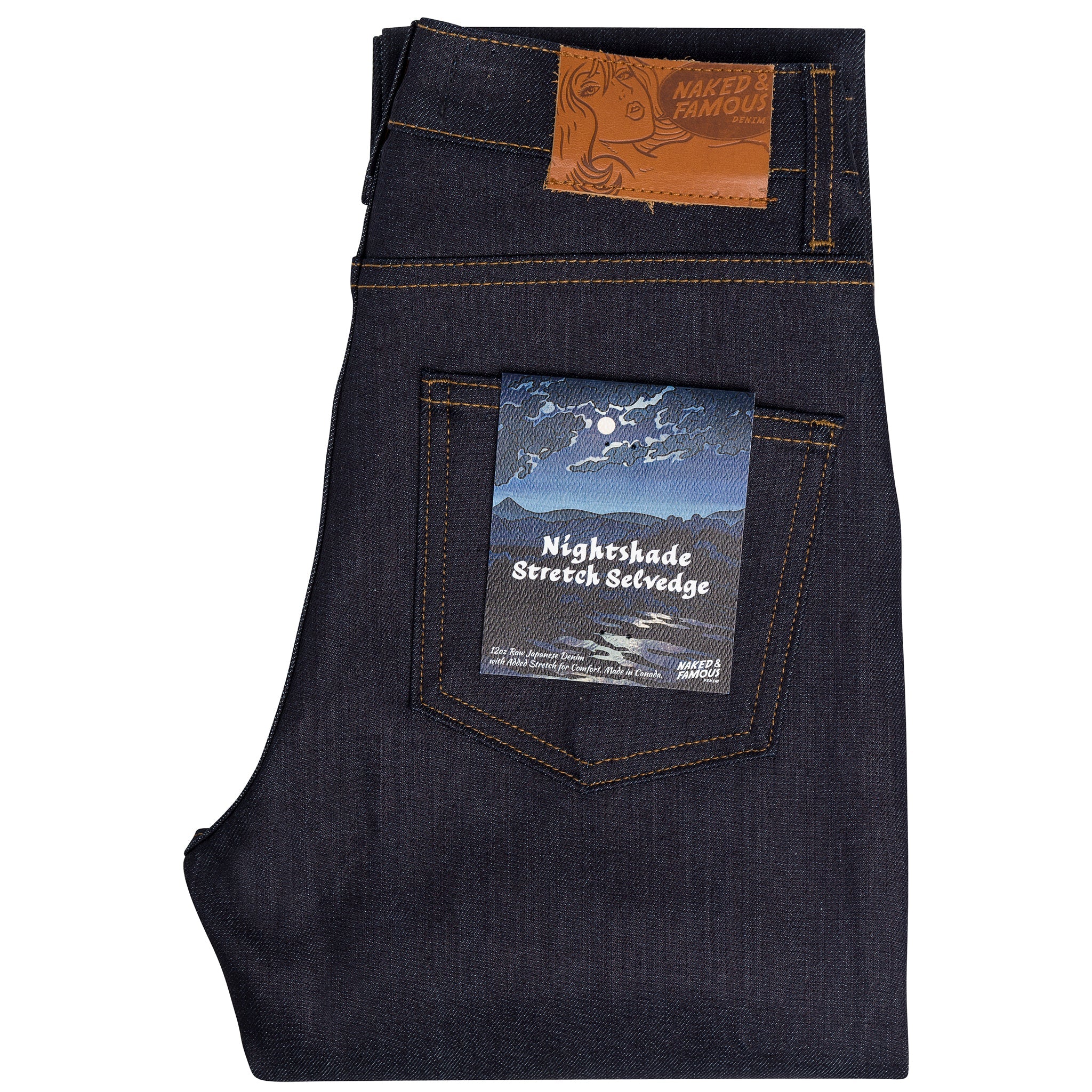 Women's - High Skinny - Nightshade Stretch Selvedge by Naked & Famous Denim