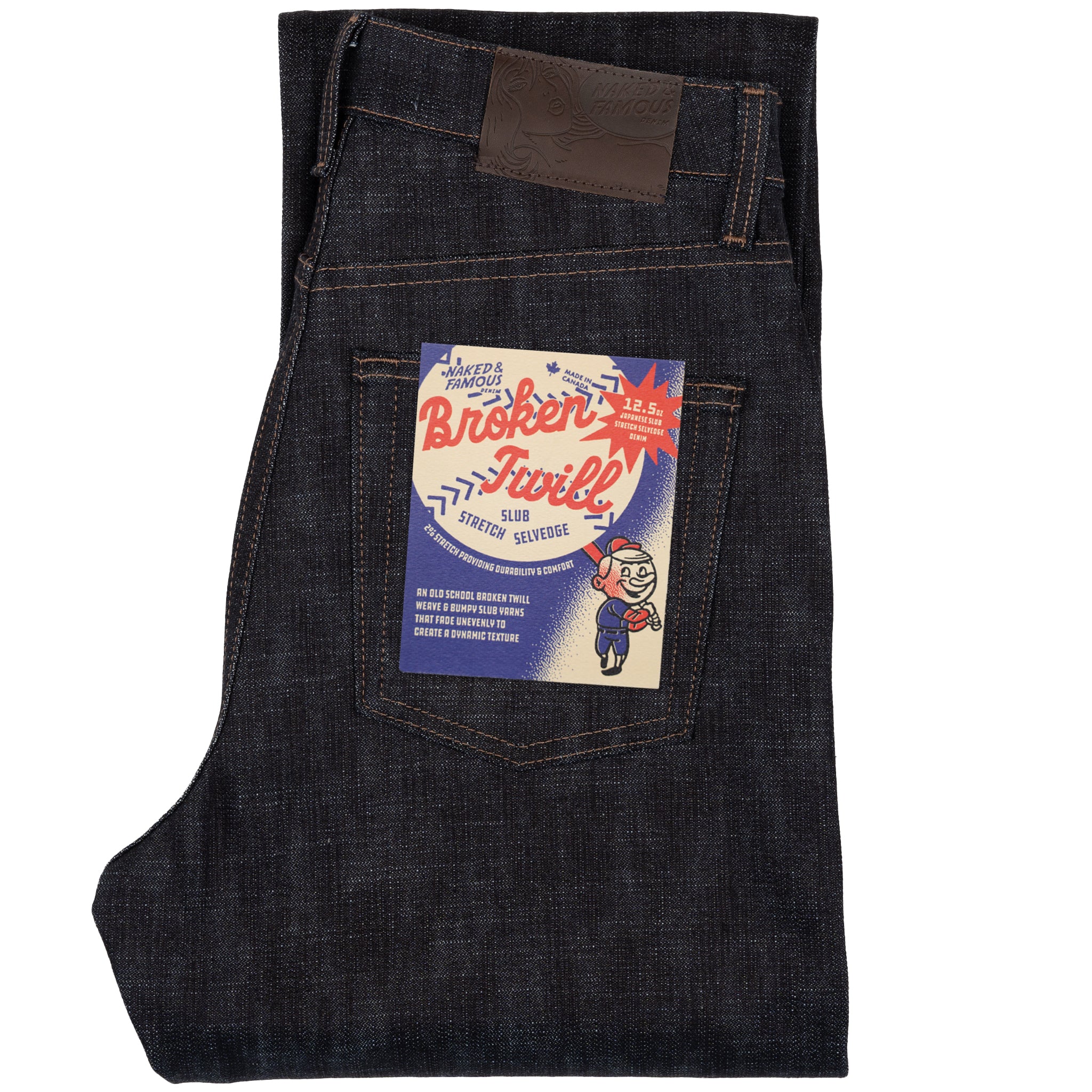 Classic - Broken Twill Slub Stretch Selvedge by Naked & Famous Denim