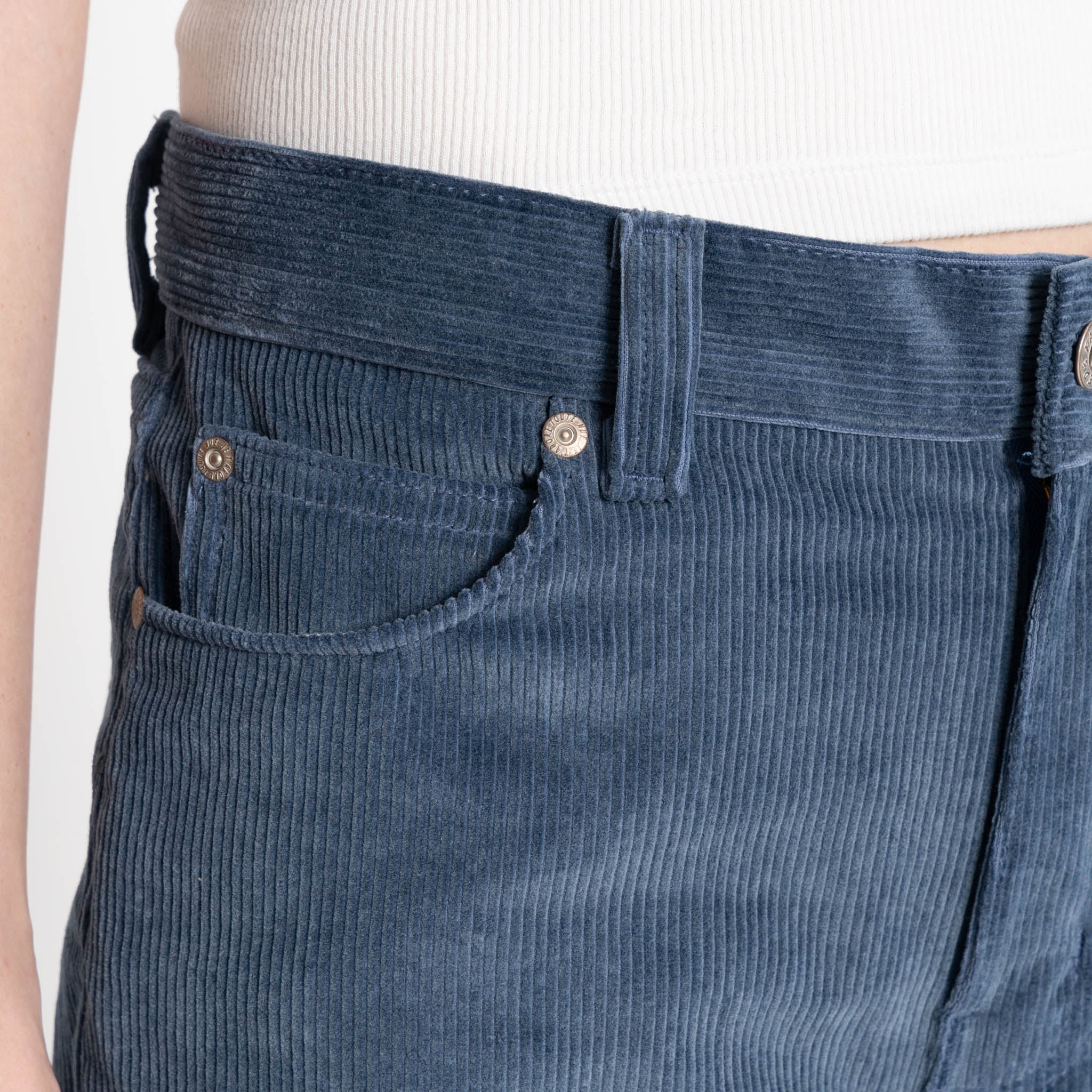 Bestie - Organic Faded Corduroy - Indigo