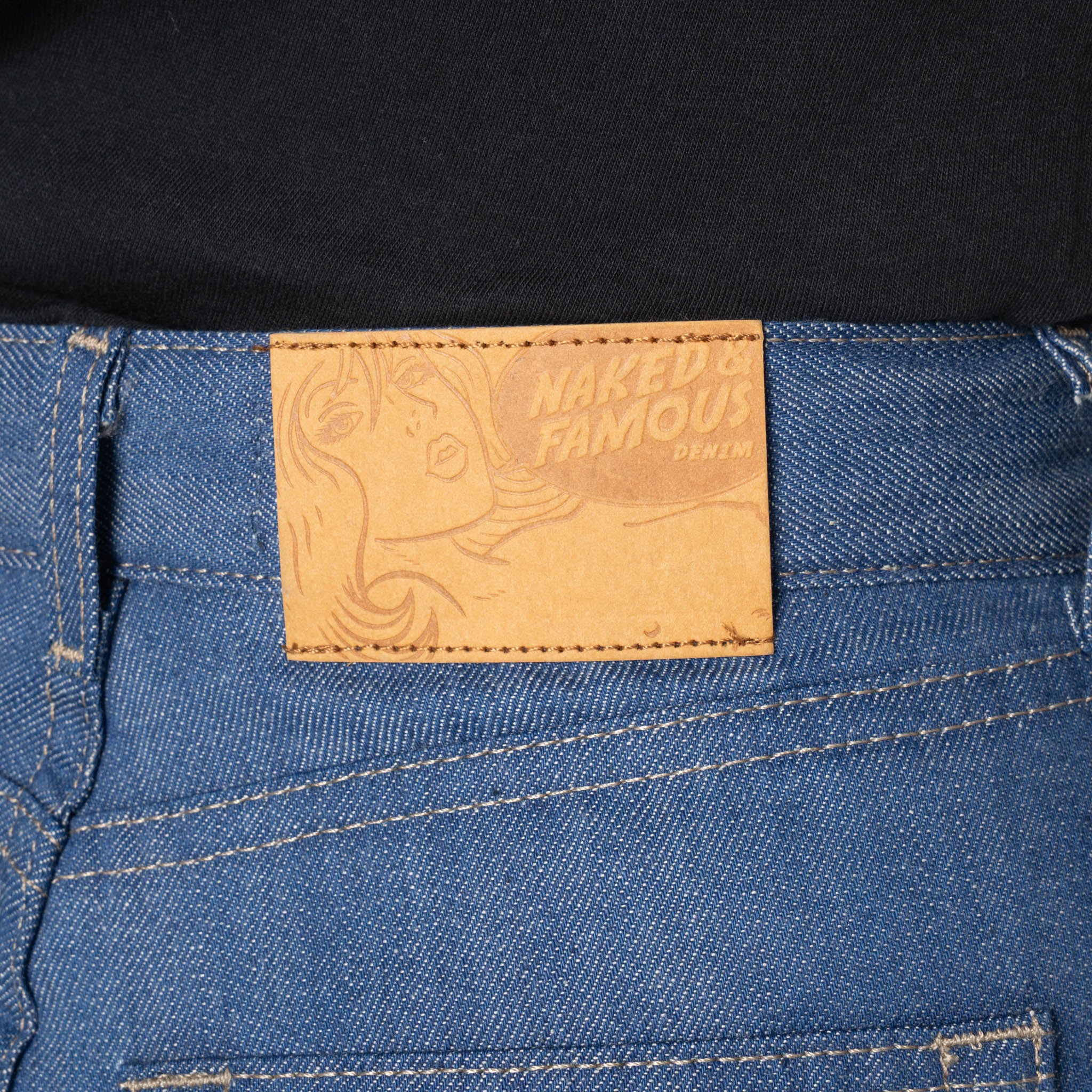 True Girl - The Cat’s Pajamas Selvedge - Blue by Naked & Famous Denim