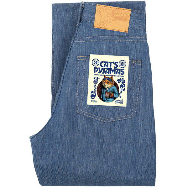 Super Girl - The Cat’s Pyjamas Selvedge - Blue by Naked & Famous Denim