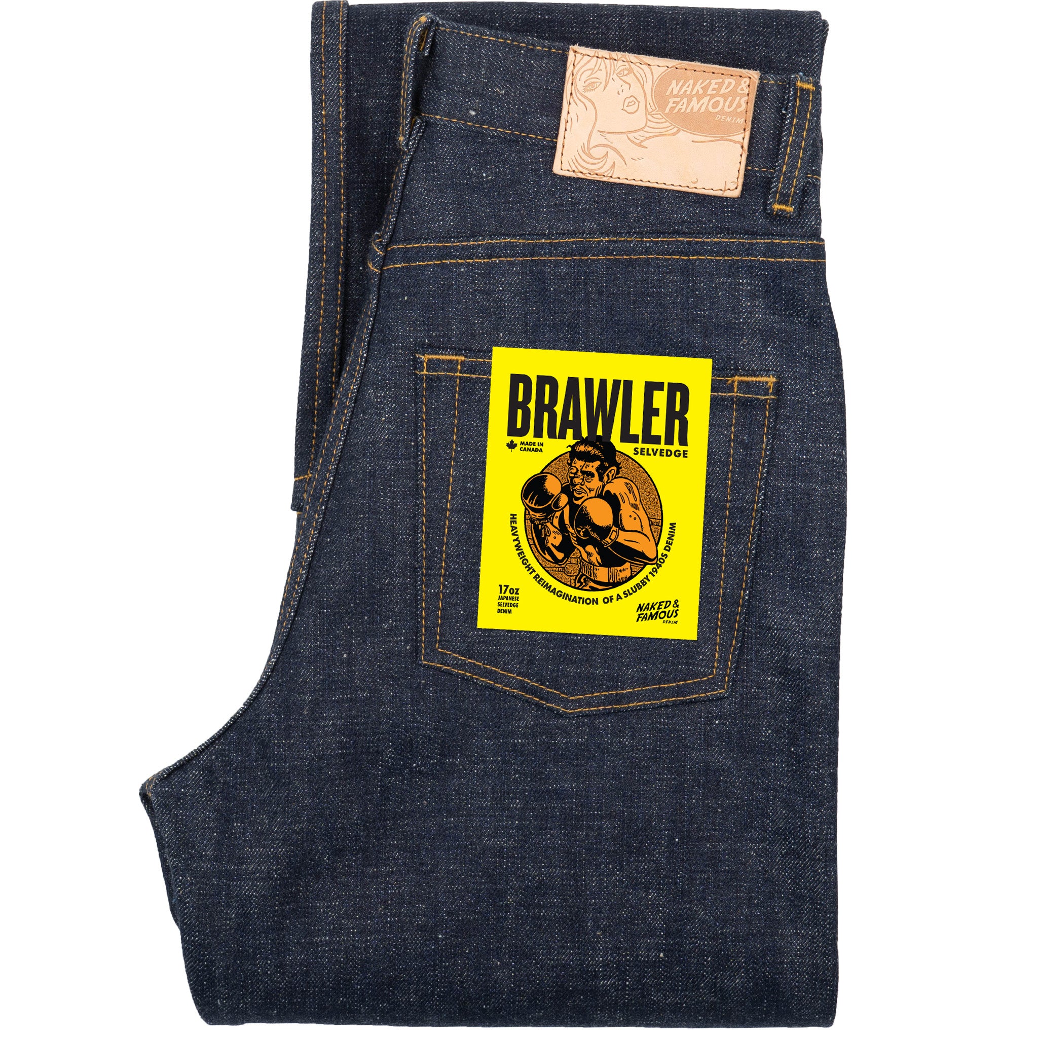 True Girl - Brawler Selvedge - Indigo by Naked & Famous Denim