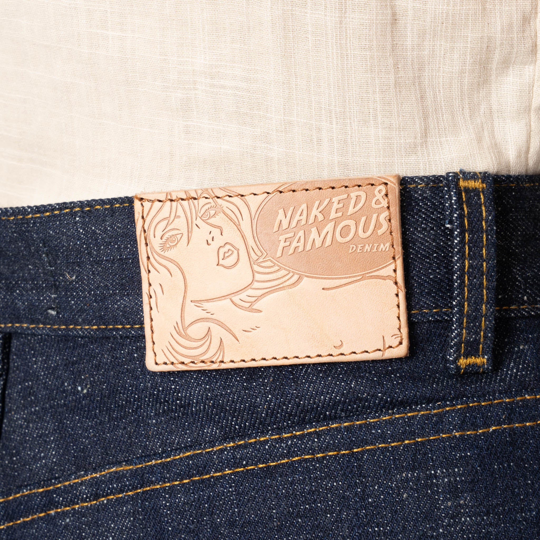 True Girl - Brawler Selvedge - Indigo by Naked & Famous Denim