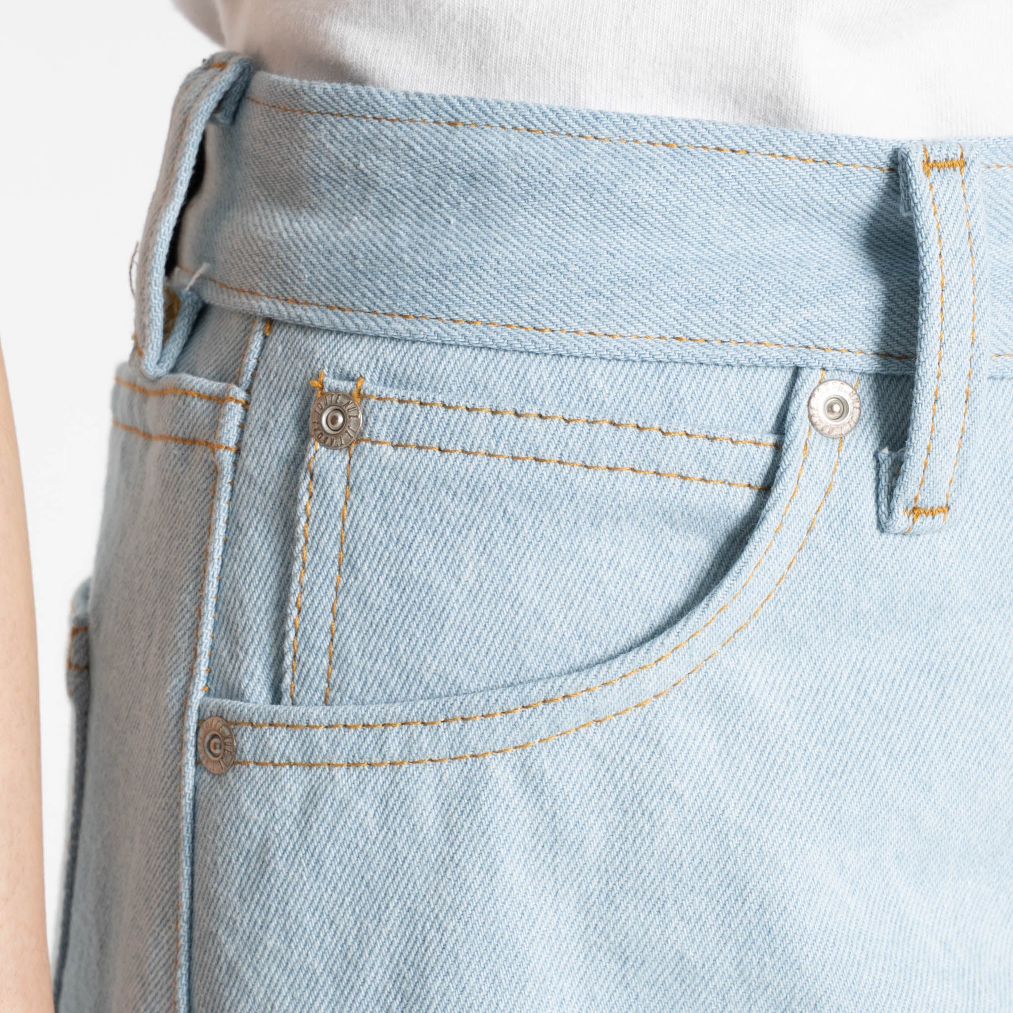 Wide Wild West - Secret Agent Denim - Bleach Blue