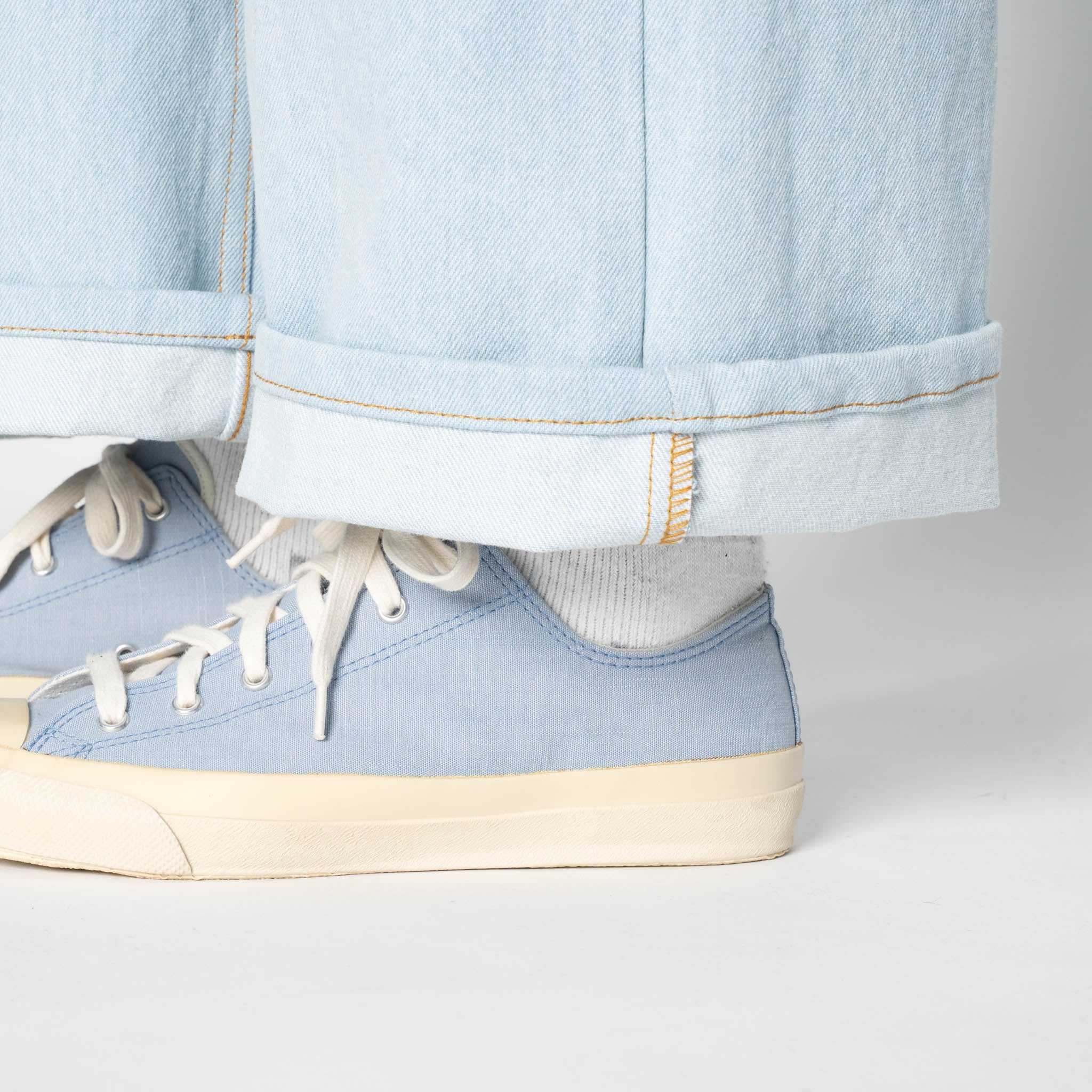 Wide Wild West - Secret Agent Denim - Bleach Blue
