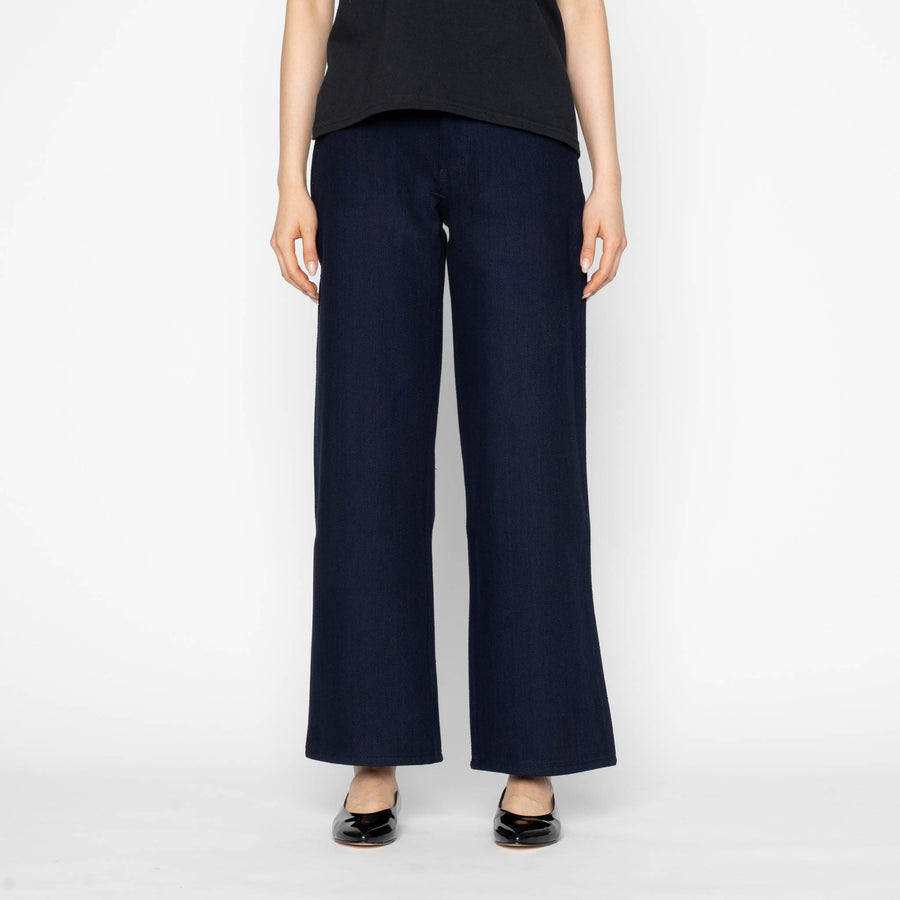 Maudie - Maekake Dobby - Indigo by Naked & Famous Denim