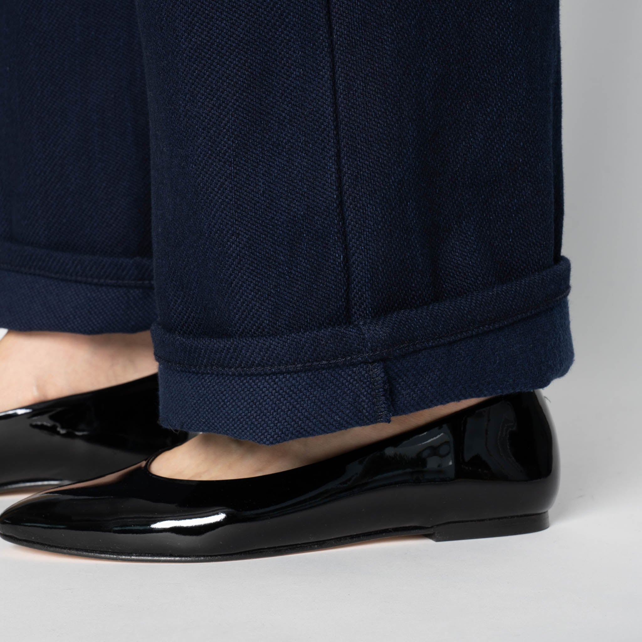 Wide Wild West - Maekake Dobby - Indigo by Naked & Famous Denim