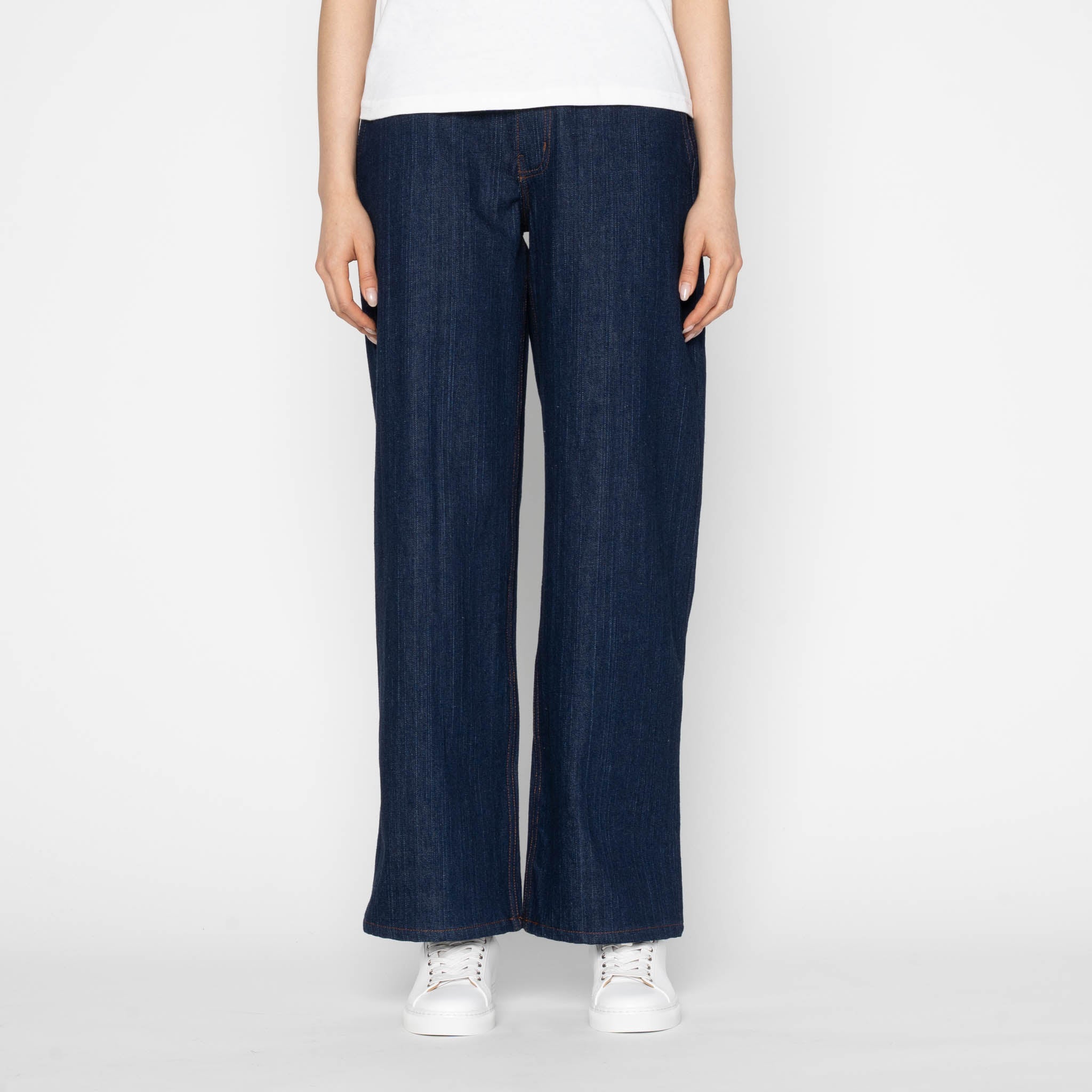 Maudie - Vertical Slub Denim - Indigo by Naked & Famous Denim