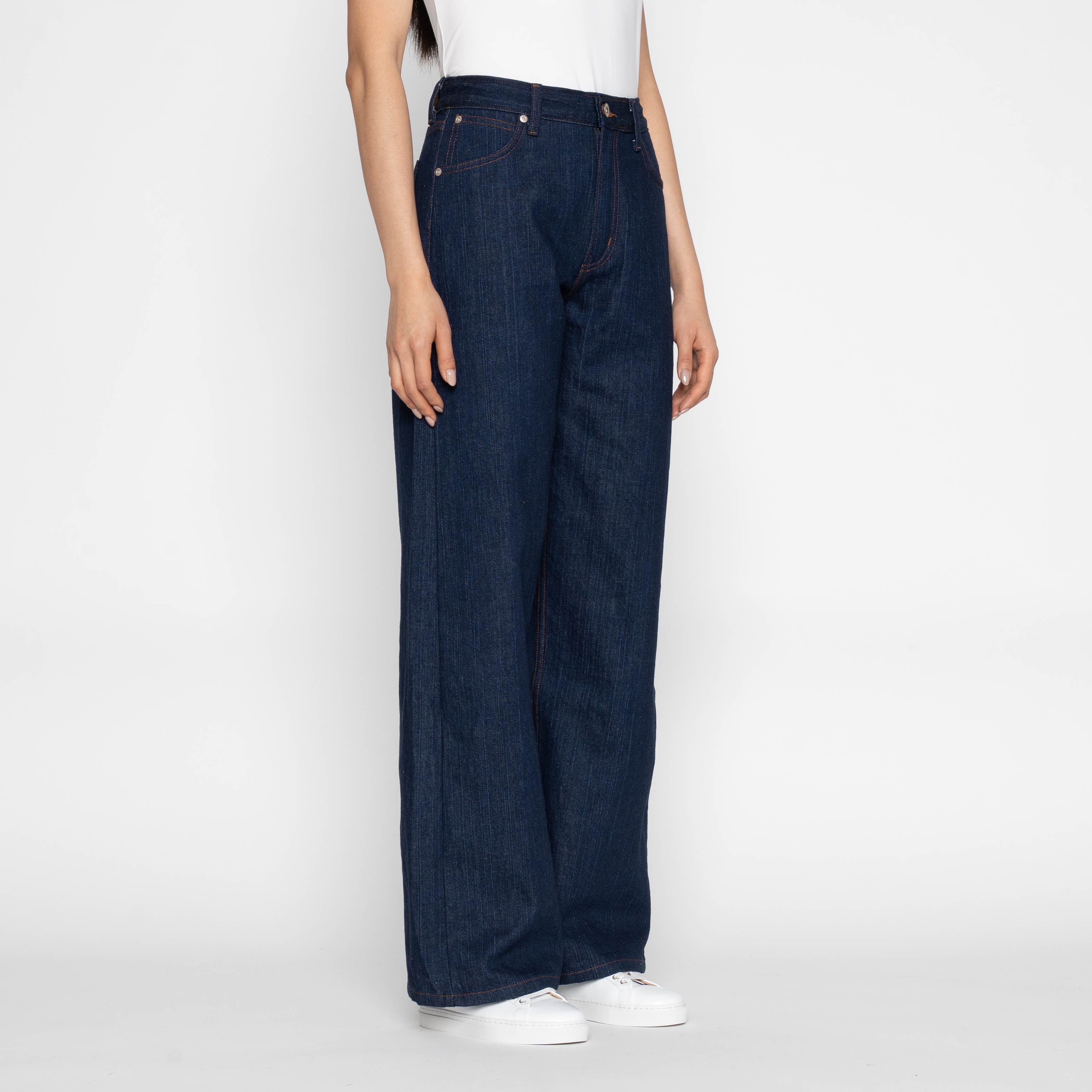 Wide Wild West - Vertical Slub Denim