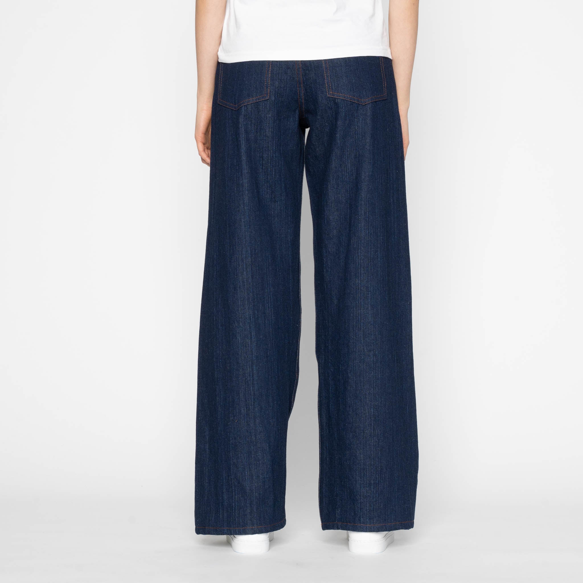 Wide Wild West - Vertical Slub Denim - Indigo by Naked & Famous Denim
