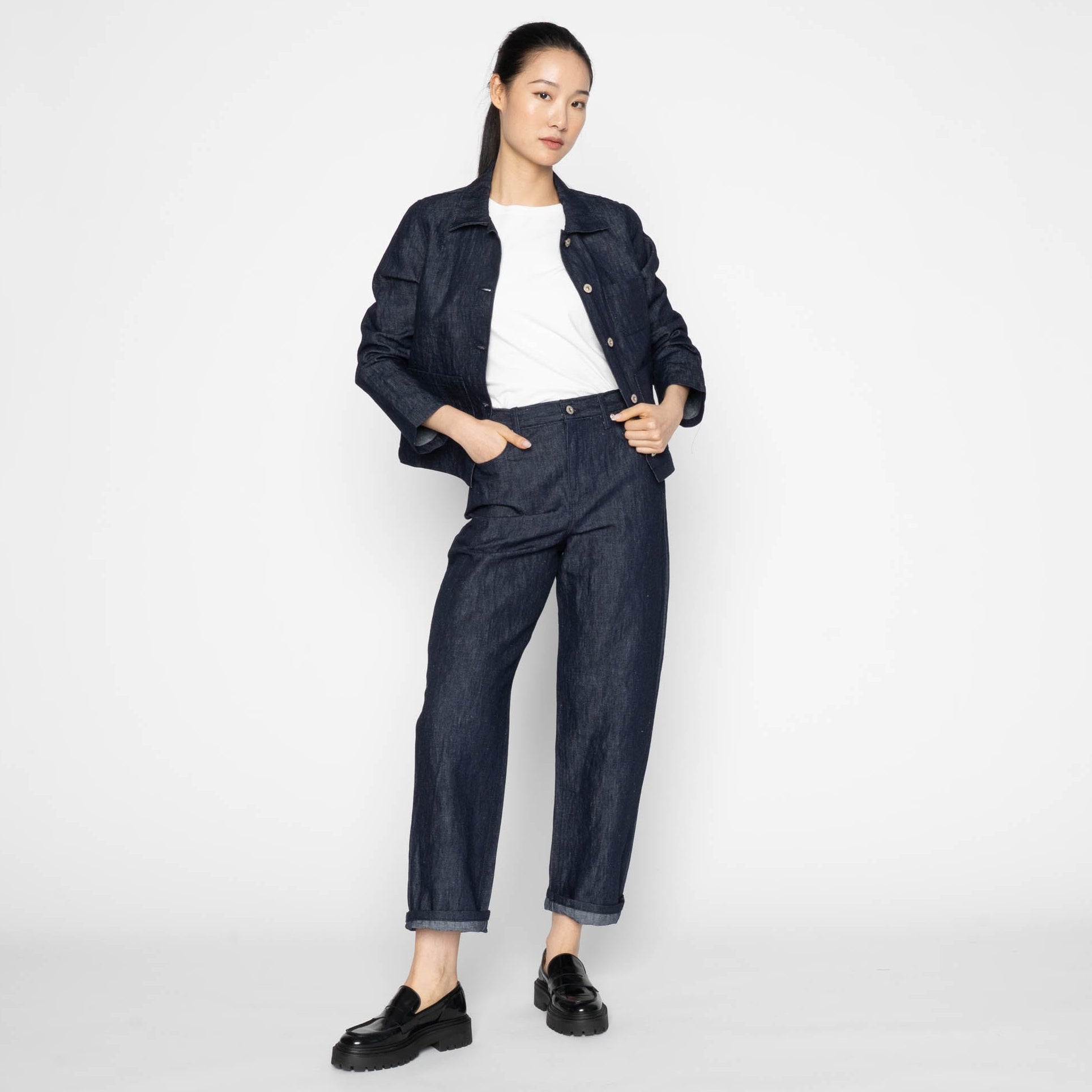 Bestie - Linen Blend Denim - Indigo