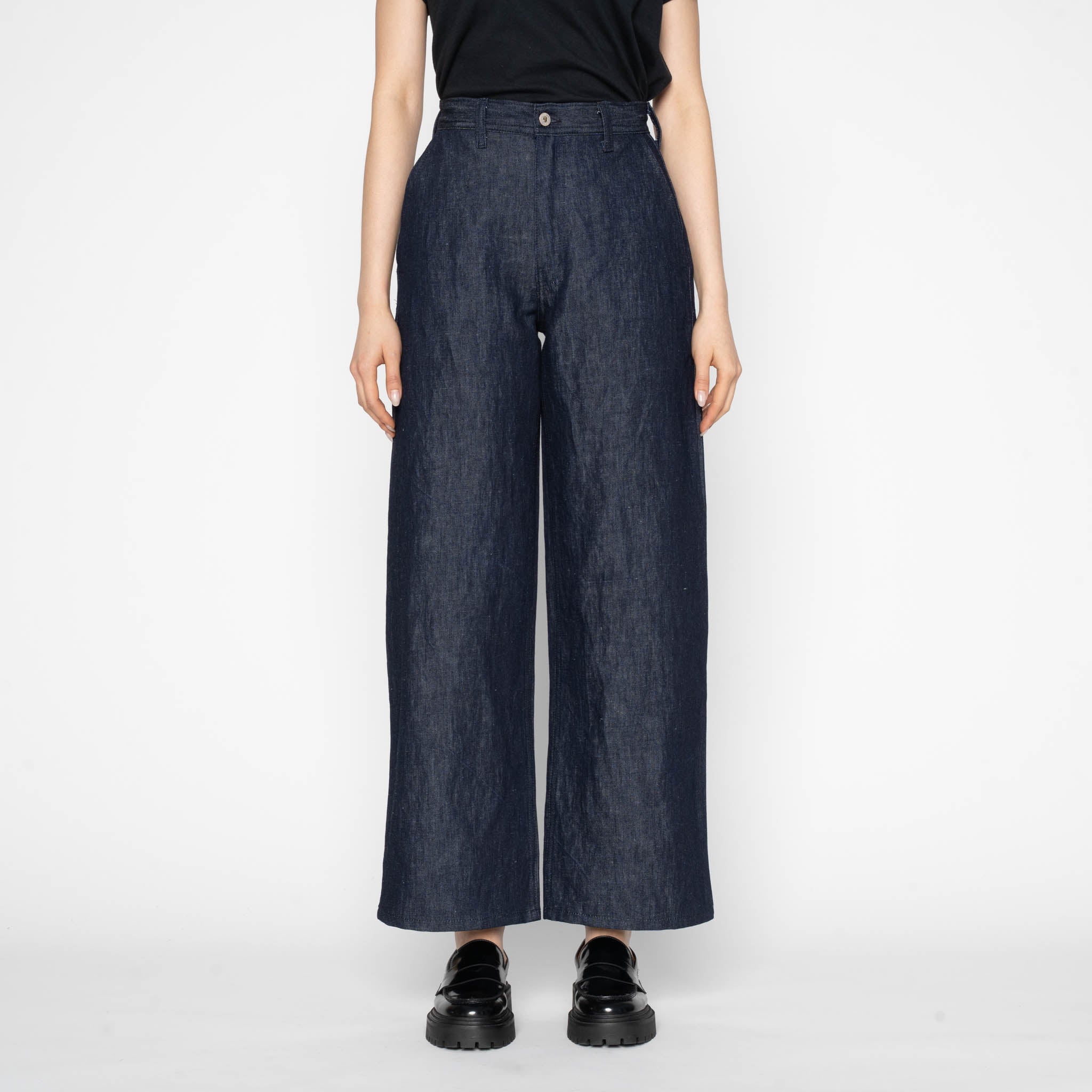 Maudie - Linen Blend Denim by Naked & Famous Denim