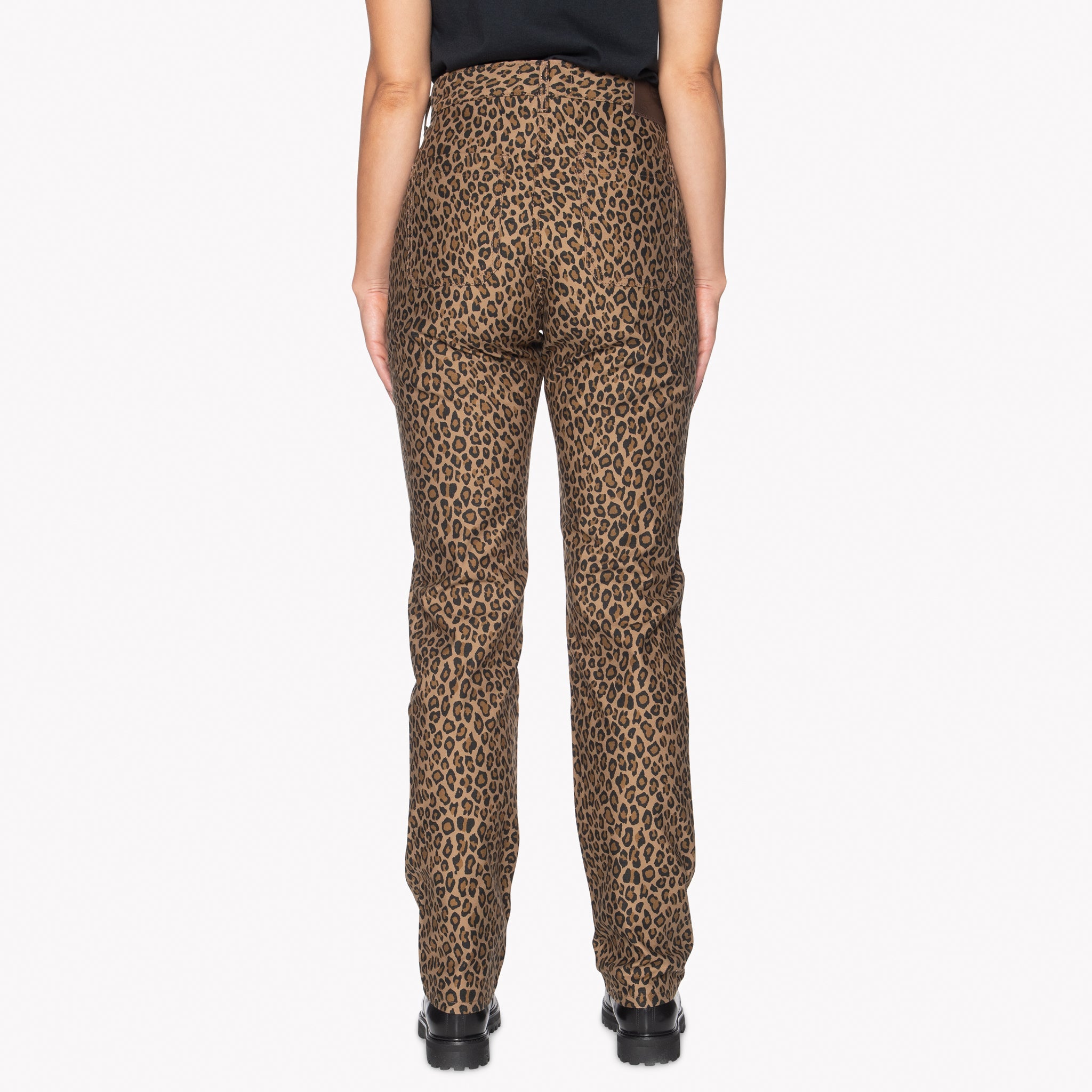 Fatigue Pant - Leopard Print by Naked & Famous Denim