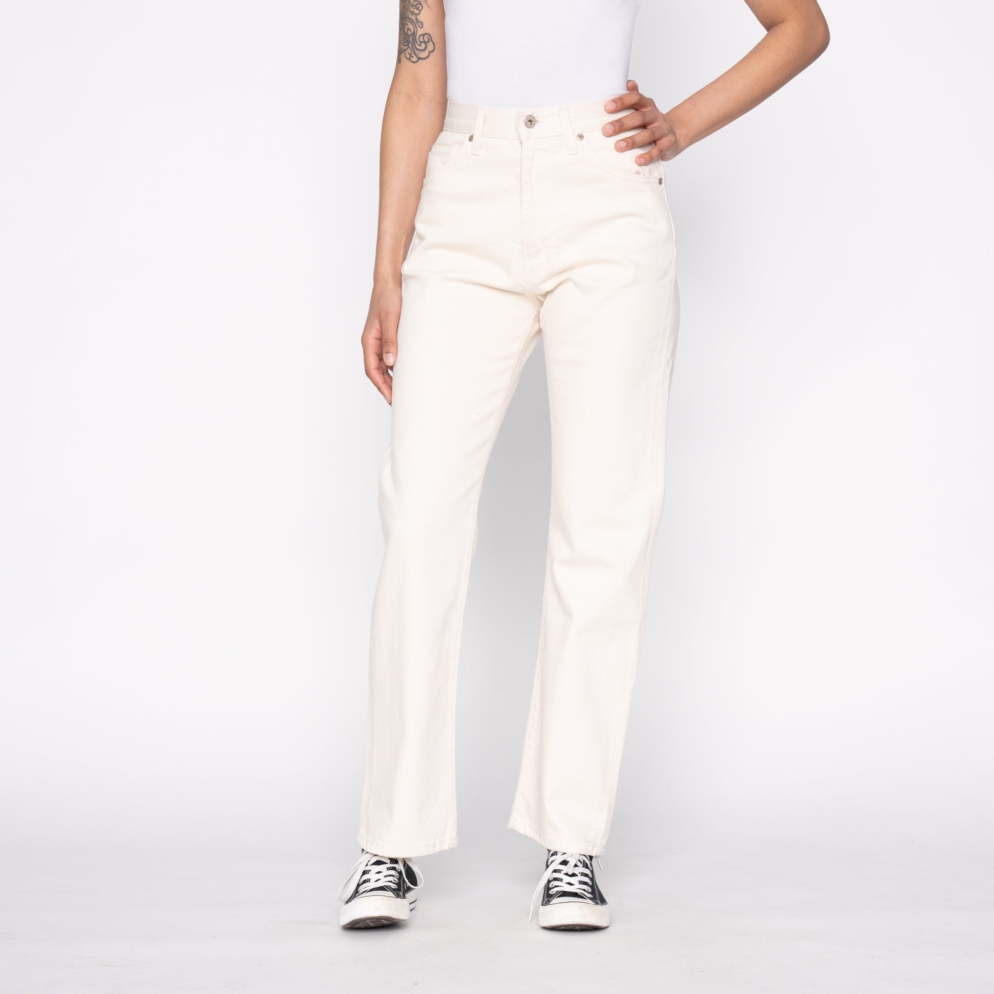 Women's - Classic - Natural Seed Denim by Naked & Famous Denim
