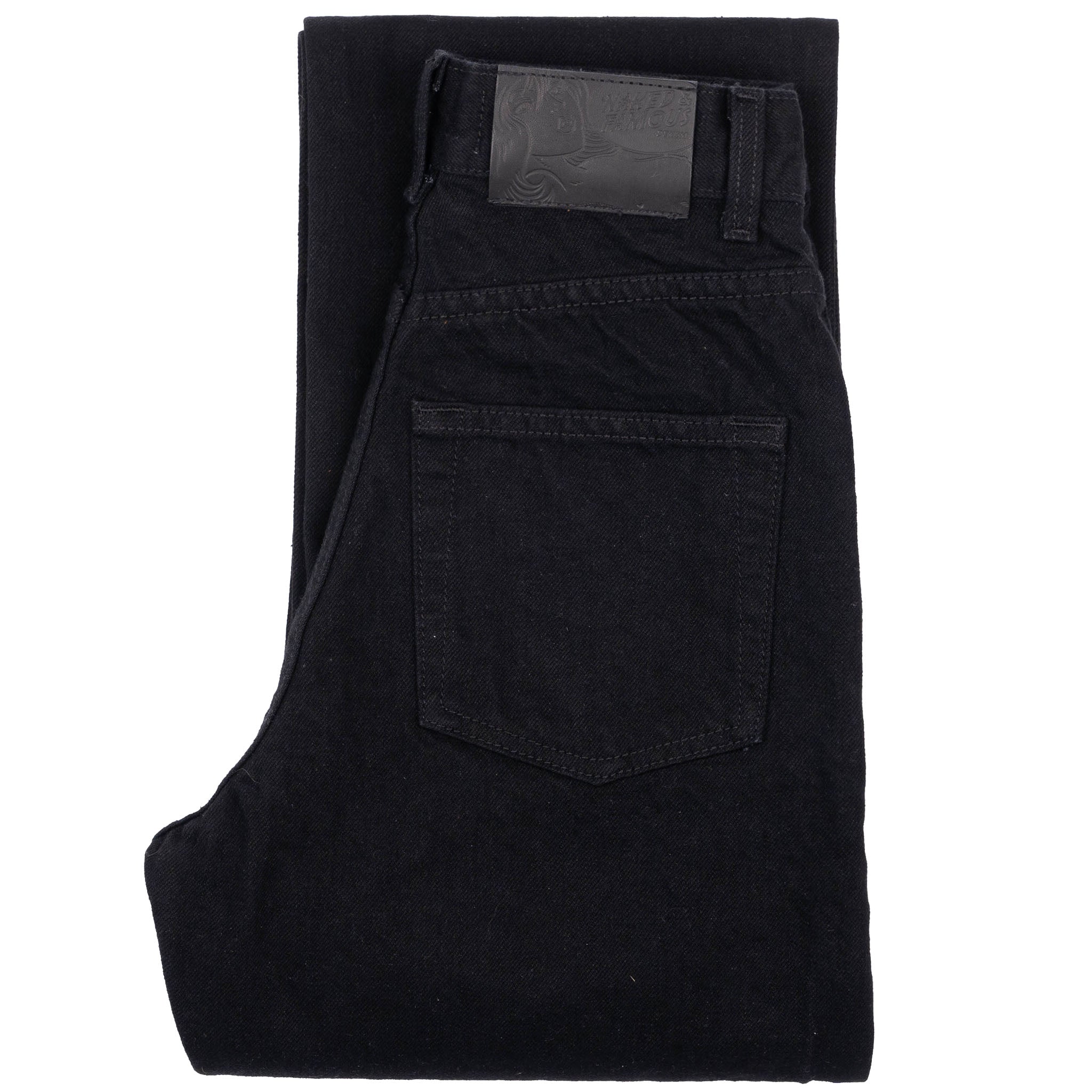 True Girl - Solid Black Selvedge Washed