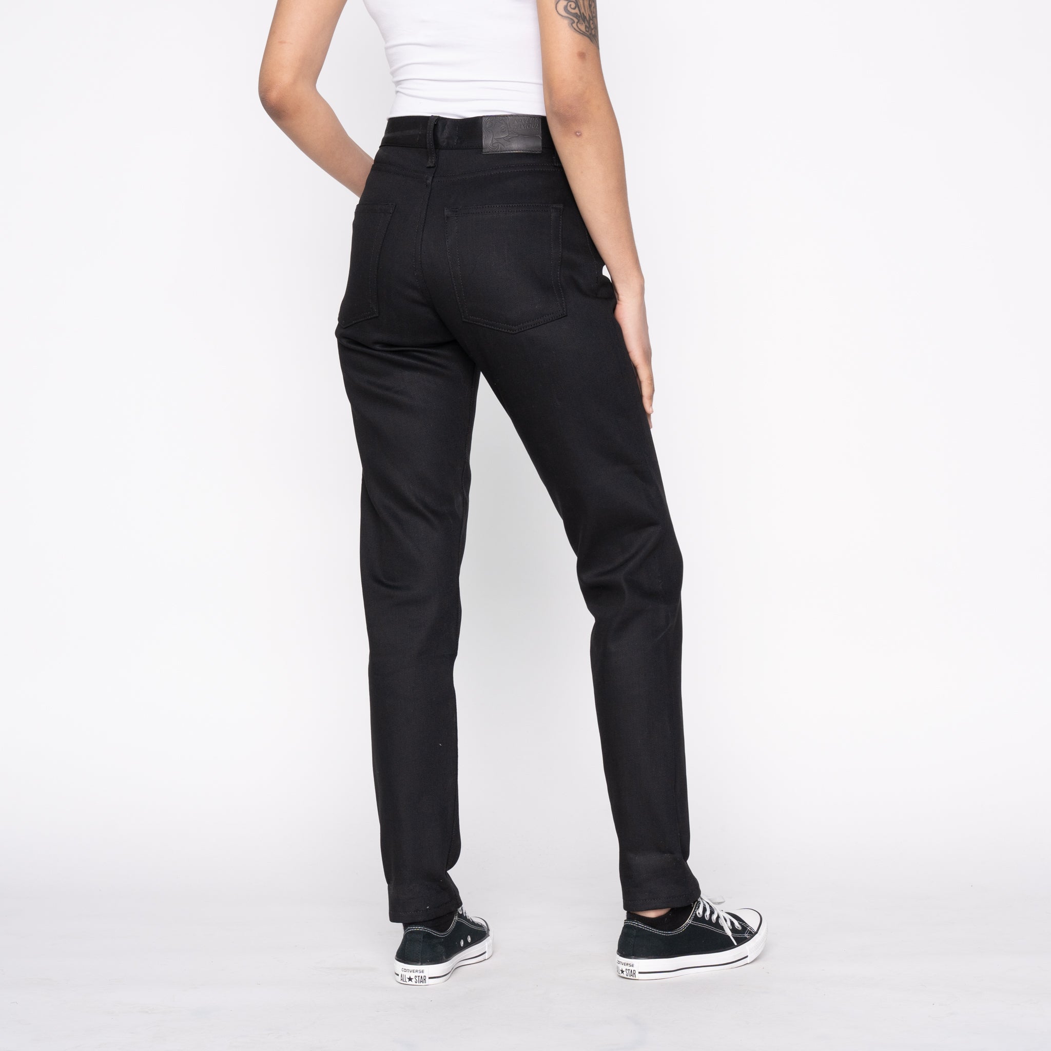 Women's - Max - Black Cobra Stretch Selvedge