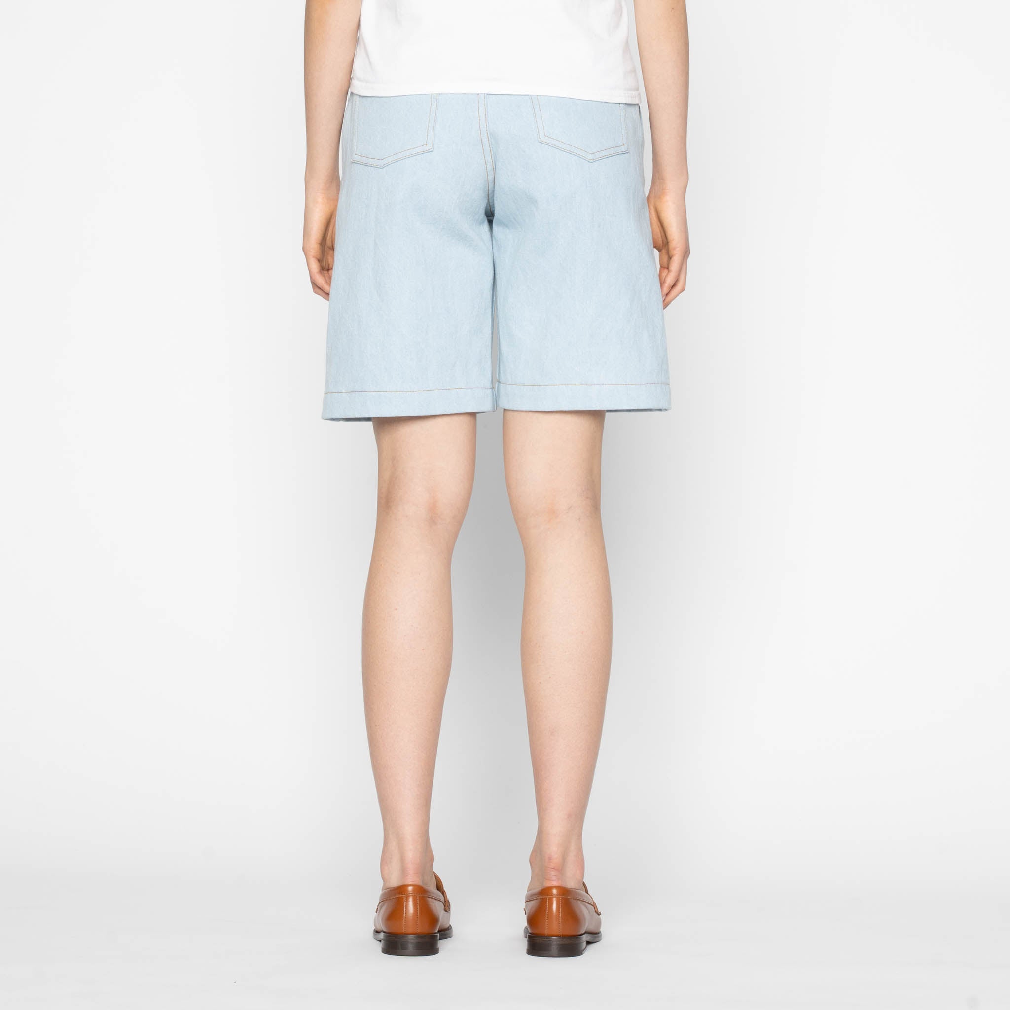 Andie Shorts - Secret Agent Denim - Bleach Blue
