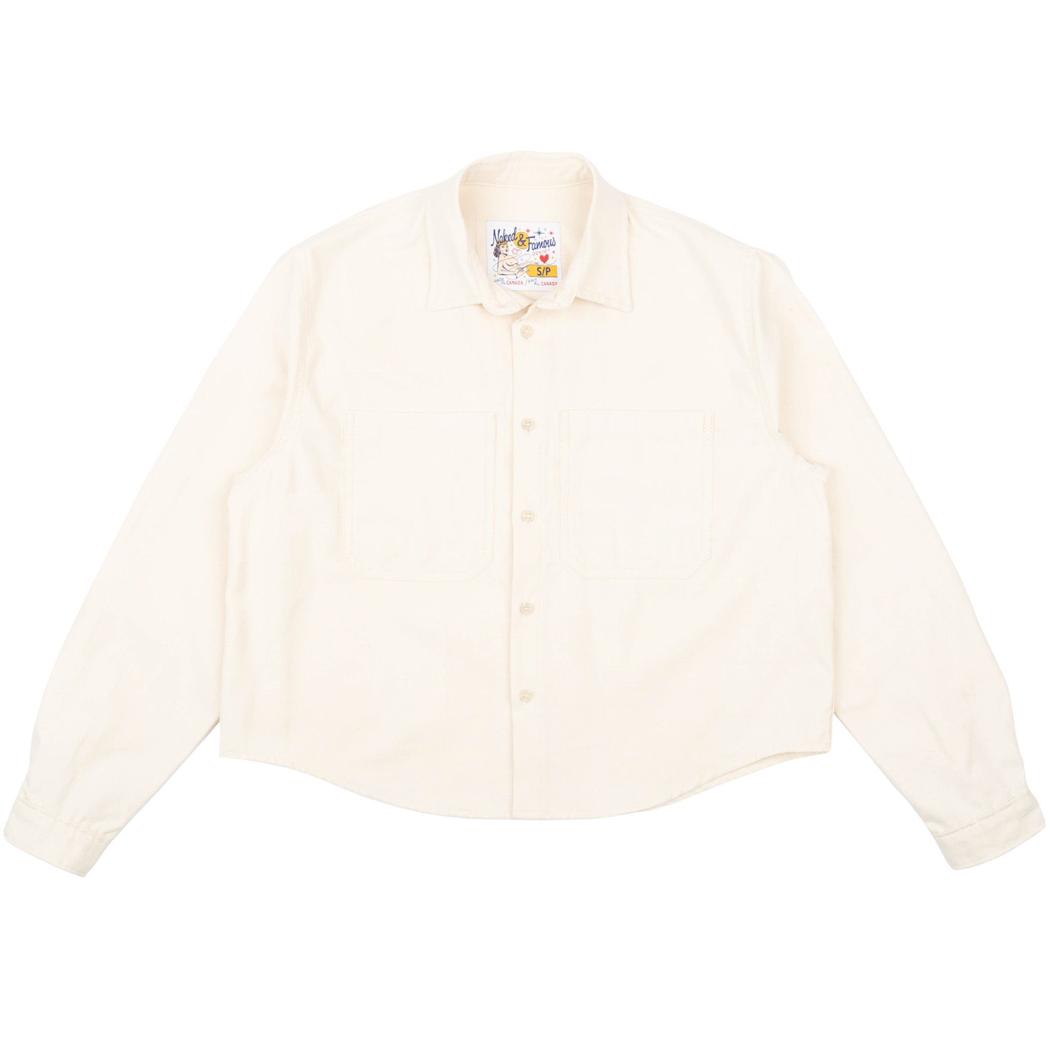 Princeton - Jacquard Denim - Ecru by Naked & Famous Denim