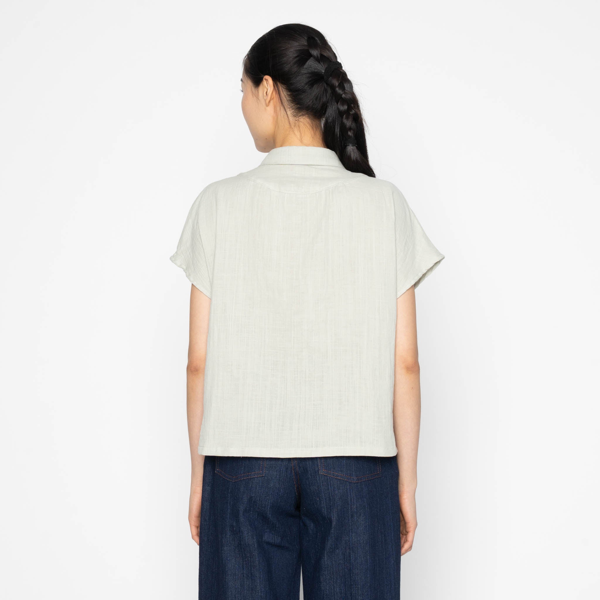 Billie - Double Weave Gauze - Mint by Naked & Famous Denim